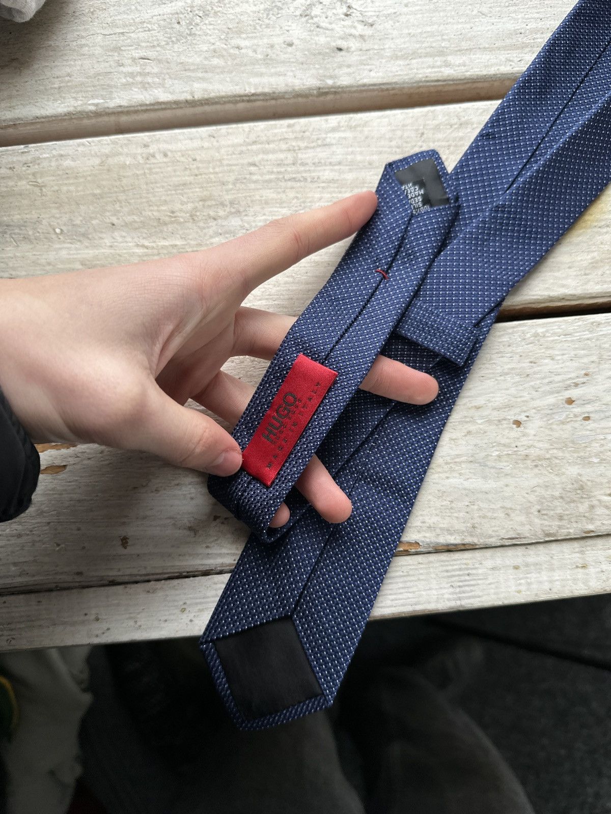 Hugo Boss Slim🚨Vintage Hugo Boss Tie Ties Luxury Streetwear old money Size ONE SIZE - 2 Thumbnail