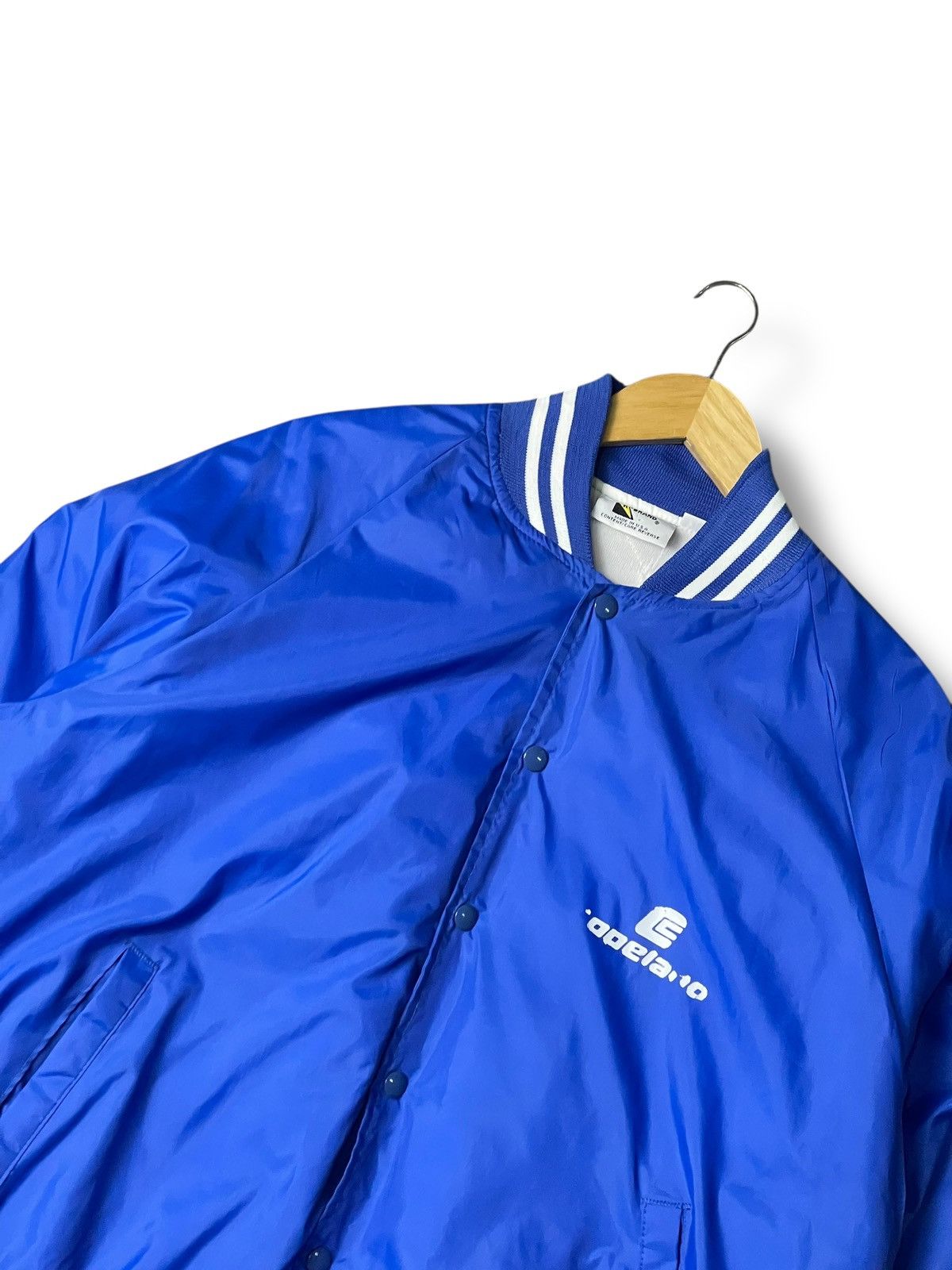Japanese Brand × Vintage K-Brand Nylon Varsity Buttoned Jacket (114) Size US XL / EU 56 / 4 - 5 Thumbnail
