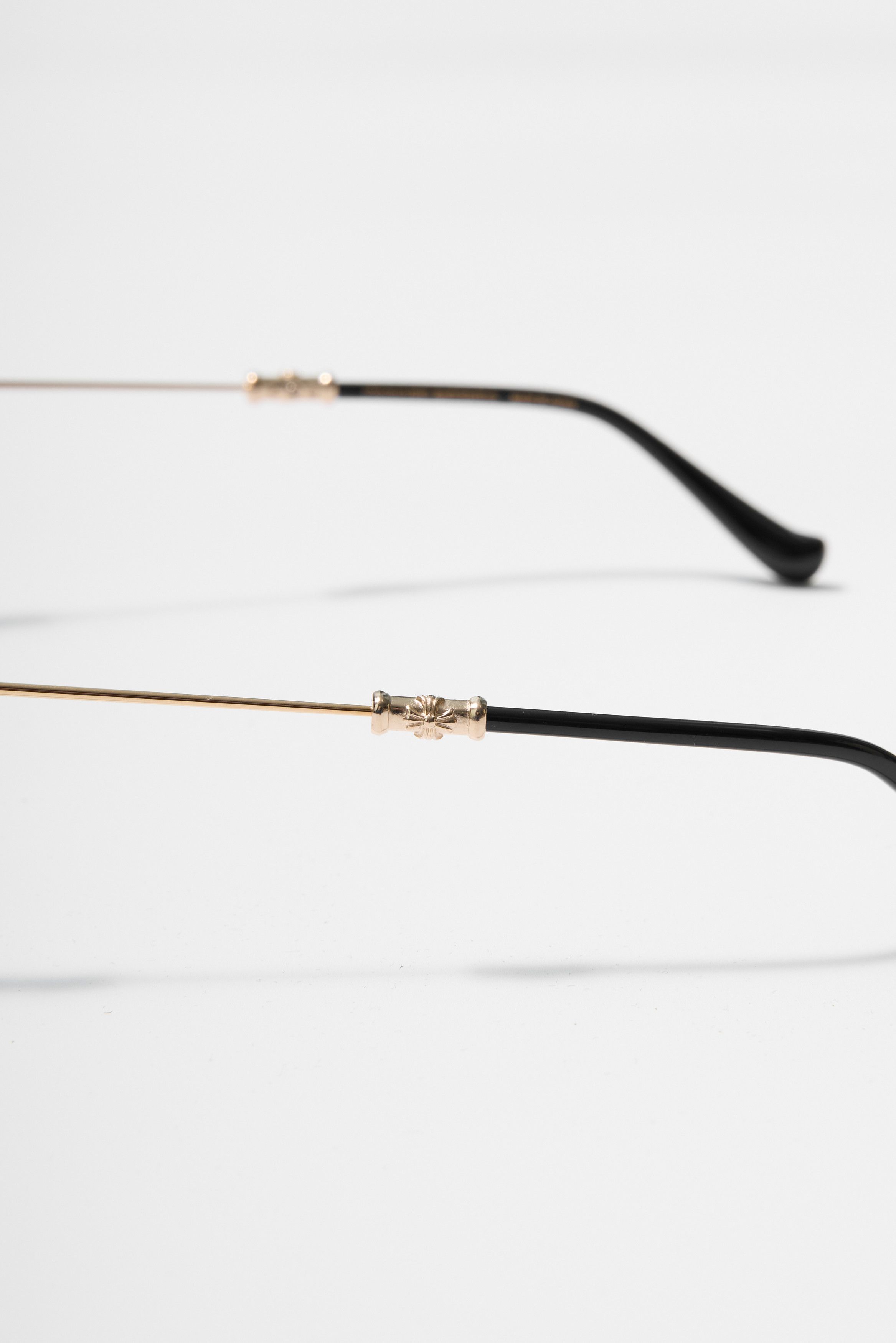 Chrome Hearts CHROME HEARTS BUBBA MATTE BLACK/GOLD PLATED-PLASTIC Size ONE SIZE - 4 Thumbnail