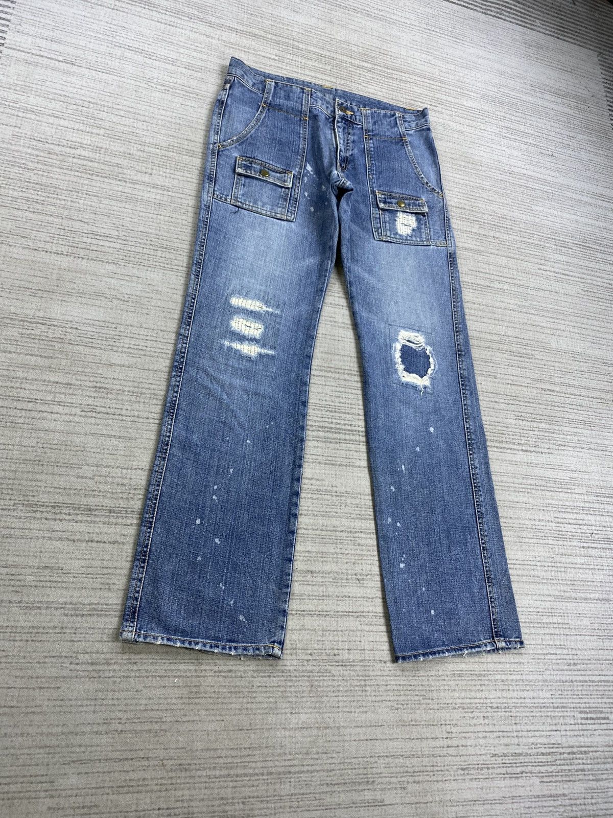 Boycott × Vintage Vintage Boycott Bush Pants Distressed Denim Rare Jeans Size US 32 / EU 48 - 3 Thumbnail