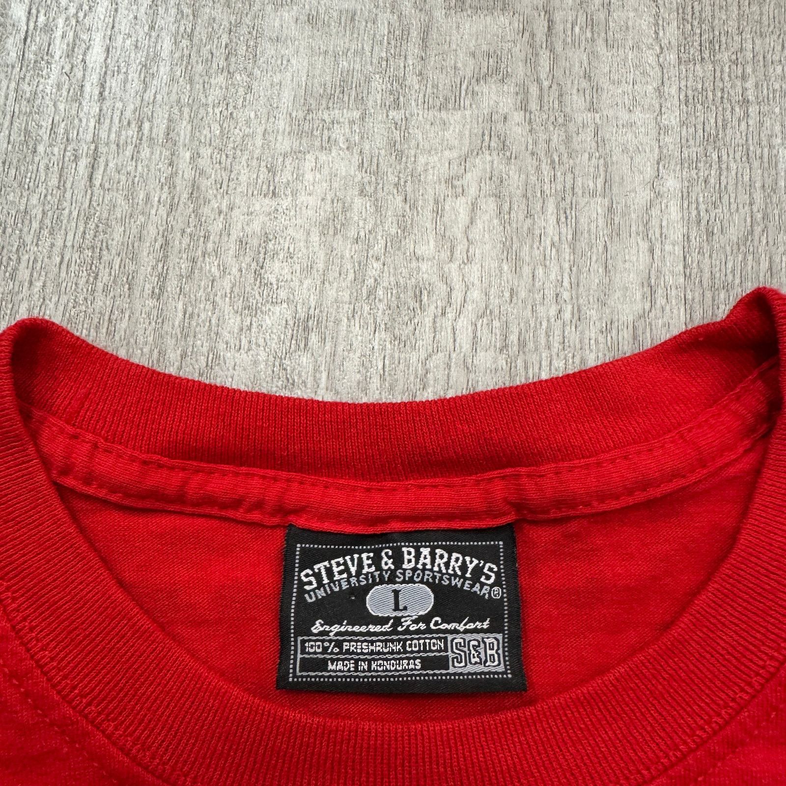 Vintage Vintage Michigan State Shirt Men's Large Red y2k Spellout Size US L / EU 52-54 / 3 - 4 Thumbnail