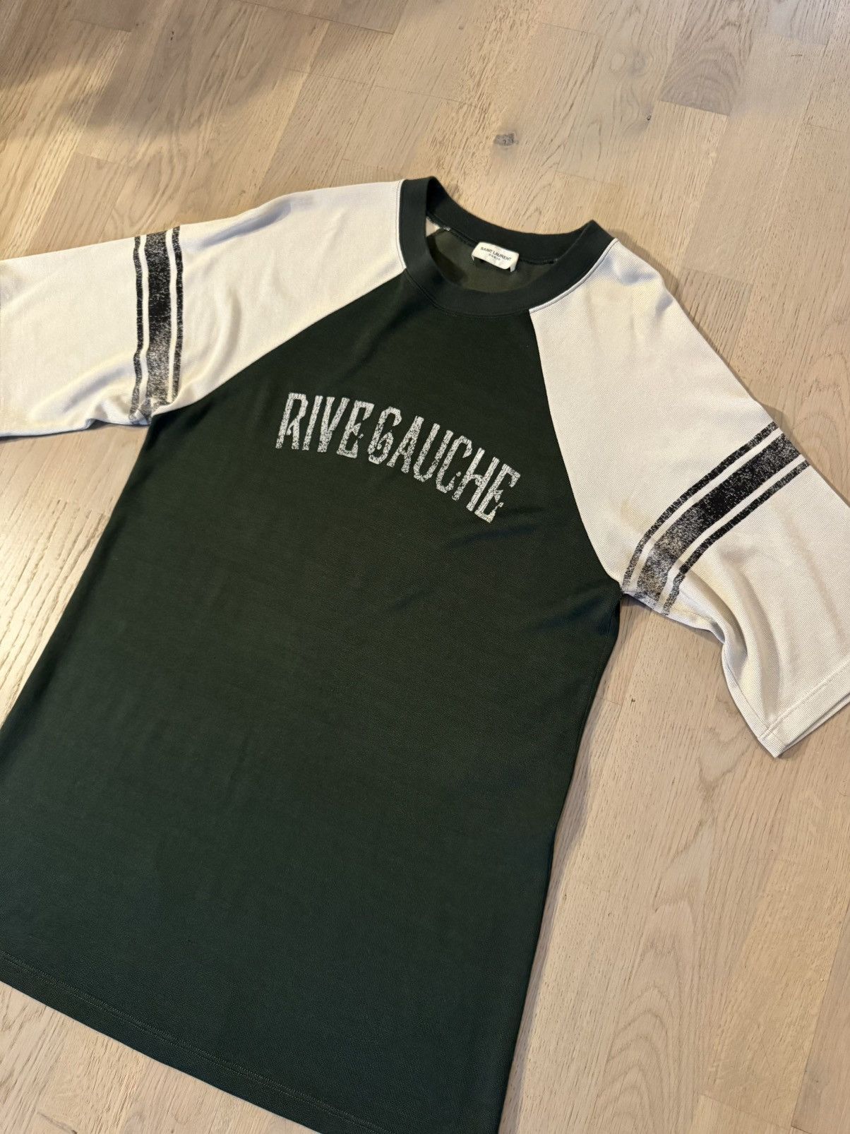Saint Laurent Paris SAINT LAURENT tshirt sizes shown in photos by tape measure Size US S / EU 44-46 / 1 - 1 Thumbnail