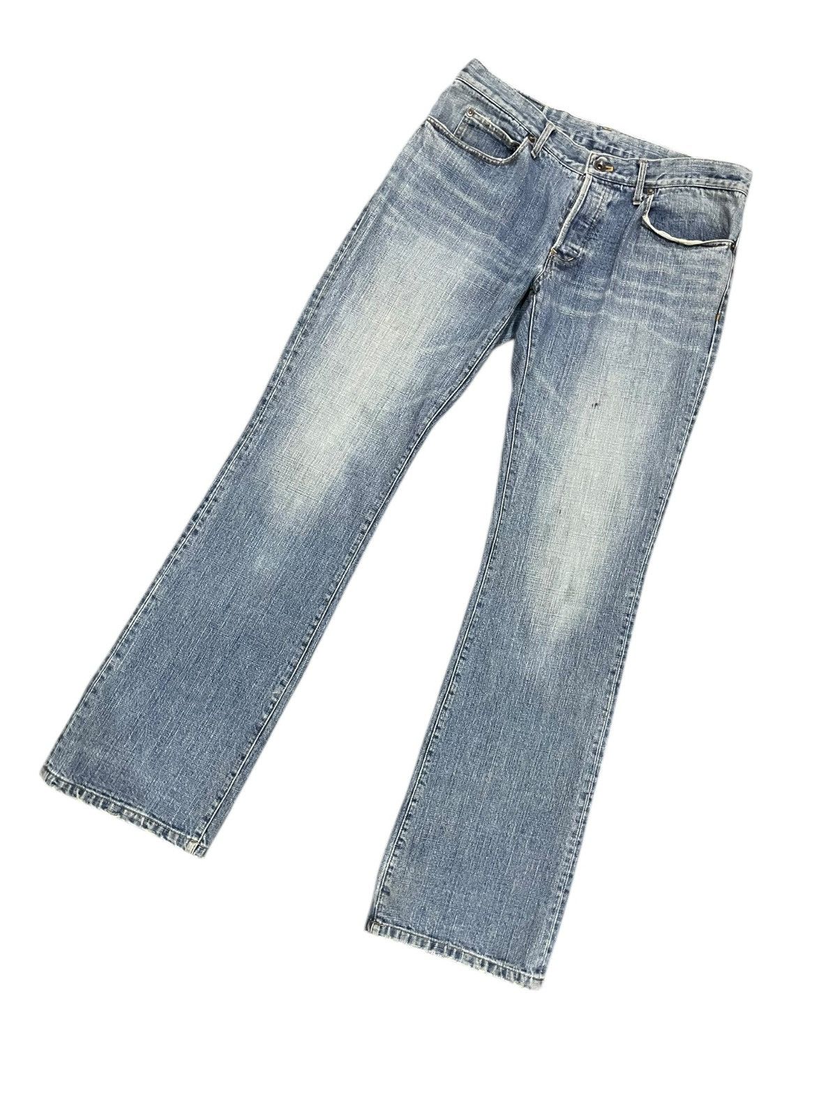 Issey Miyake Issey Miyake Tete Homme Flared Jeans Size US 34 / EU 50 - 2 Thumbnail
