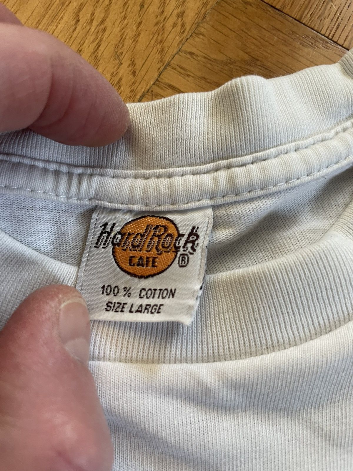 Hard Rock Cafe Rare 1995 hard rock cafe t-shirt Size US L / EU 52-54 / 3 - 5 Thumbnail