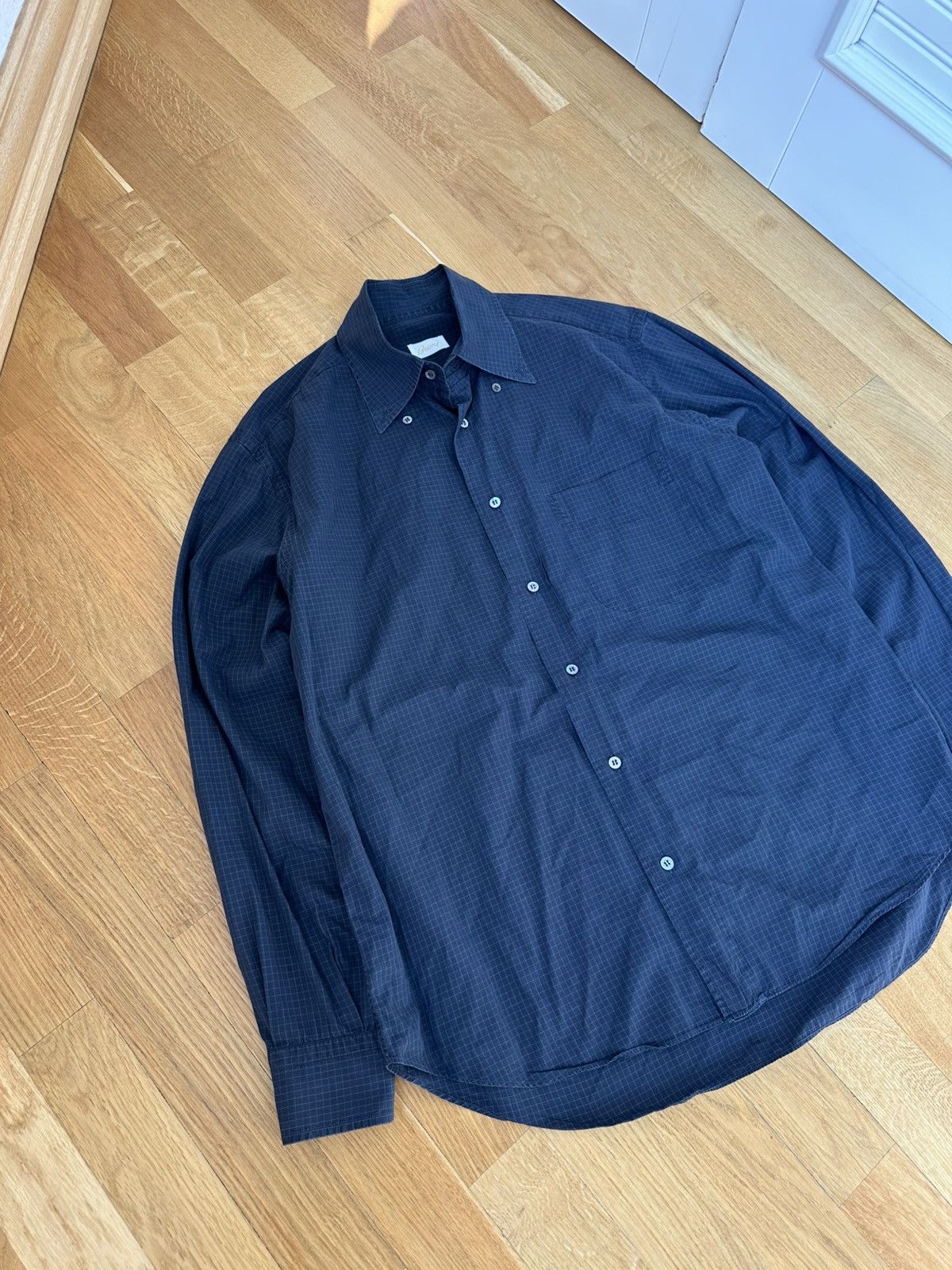 Brioni Made in Italy Brioni Shirt Black Size US XL / EU 56 / 4 - 3 Thumbnail