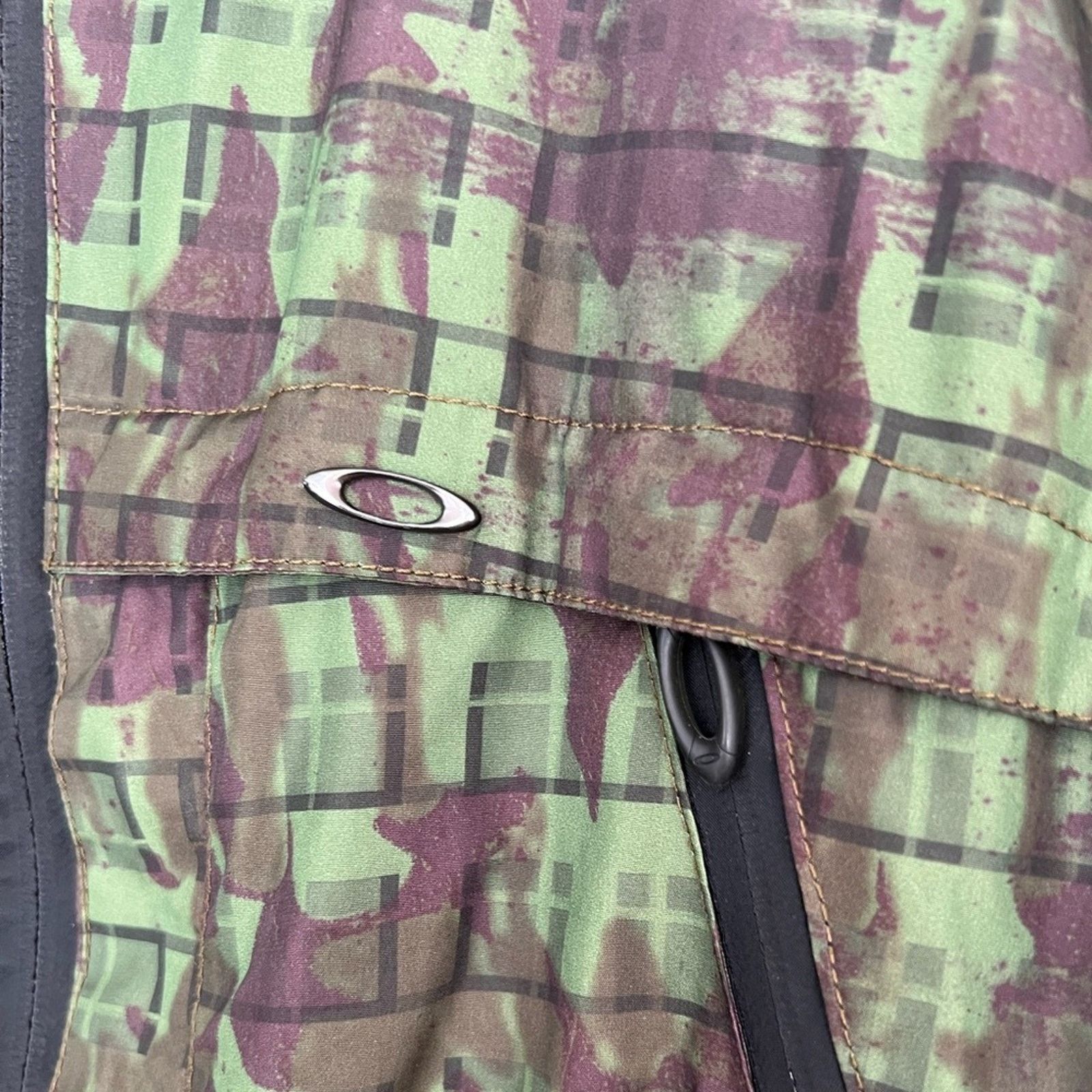 Oakley Vintage Y2K Oakley Camo Software Technical Polyester Green Size US XL / EU 56 / 4 - 4 Thumbnail