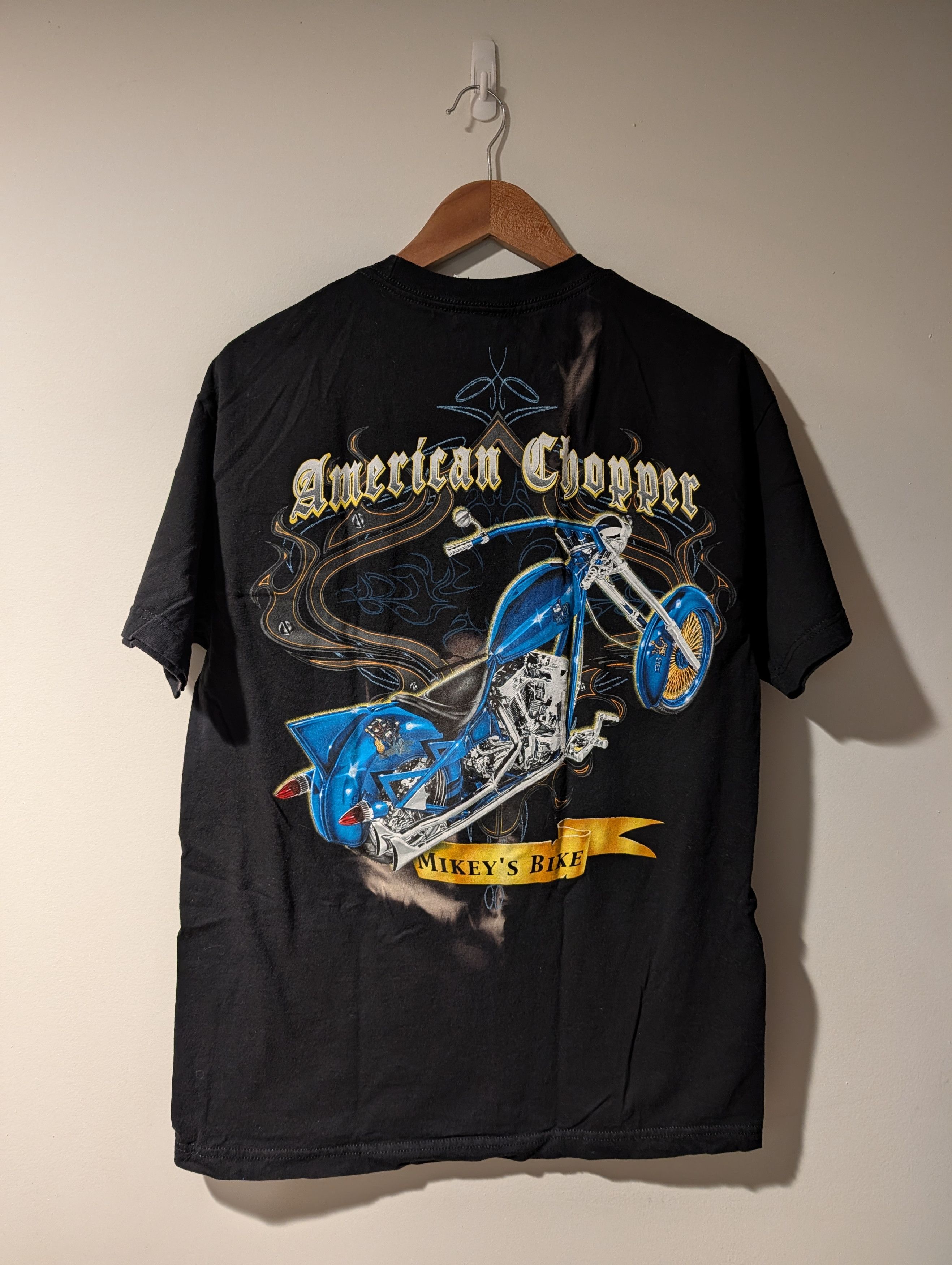 West Coast Choppers Vintage 2004 American Choppers Motorcycle Flames T-Shirt Size US L / EU 52-54 / 3 - 1 Thumbnail