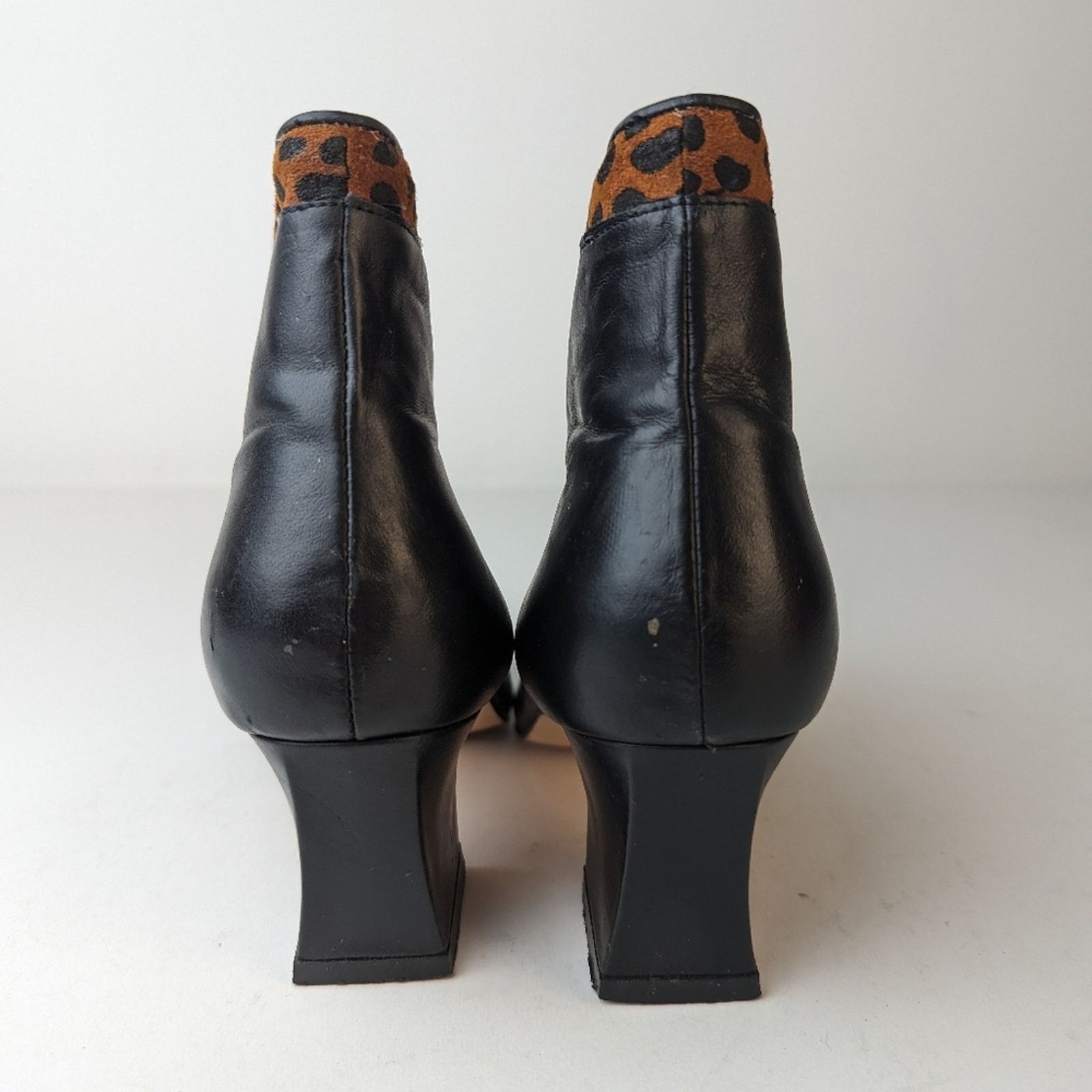 Vintage Vintage 80's Stefani Leather Ankle Boots - 7M Size US 7 / IT 37 - 8 Thumbnail