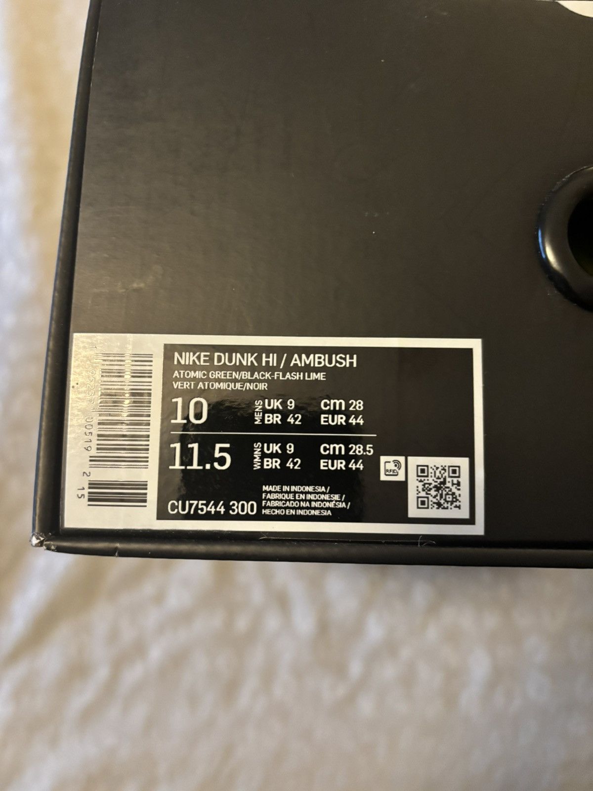 Nike NIKE X AMBUSH HIGH TOPS - RARE AND SOLD OUT! Size US 10 / EU 43 - 4 Thumbnail