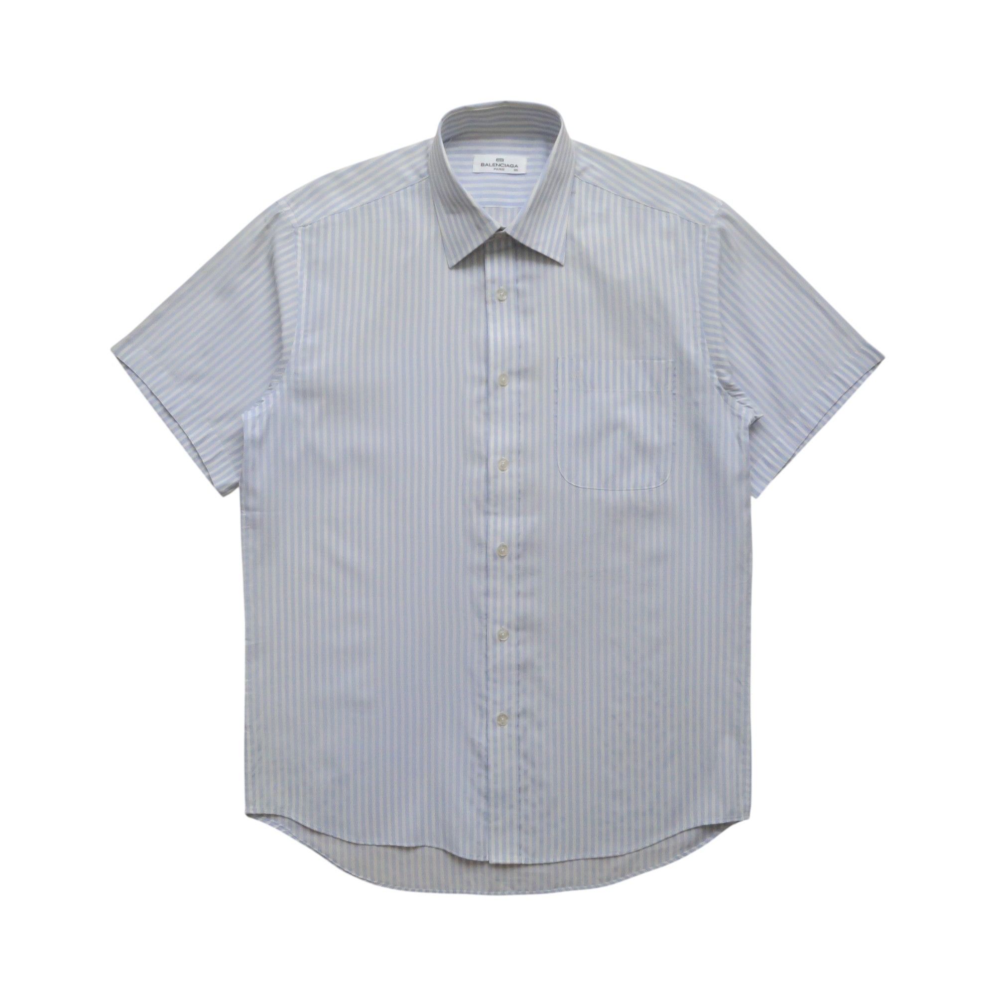 Balenciaga Vintage 90s Balenciaga Ethnic Stripe Shirt Button Size US M / EU 48-50 / 2 - 1 Thumbnail