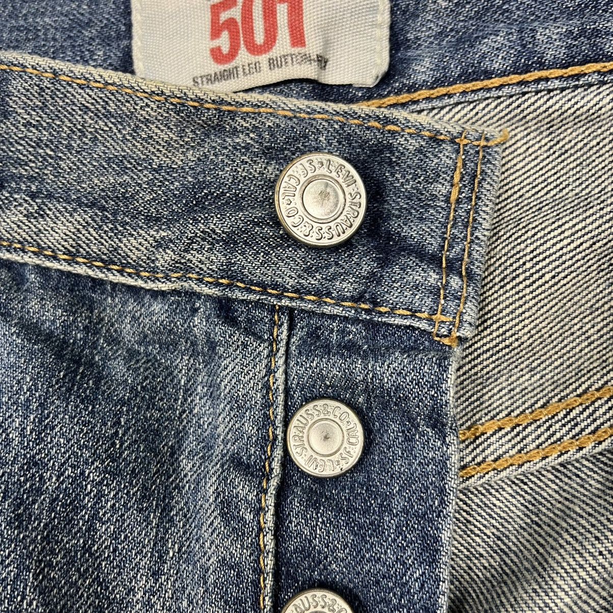 Levi's Vintage Y2k Levis Distressed Denim Size US 34 / EU 50 - 19 Thumbnail