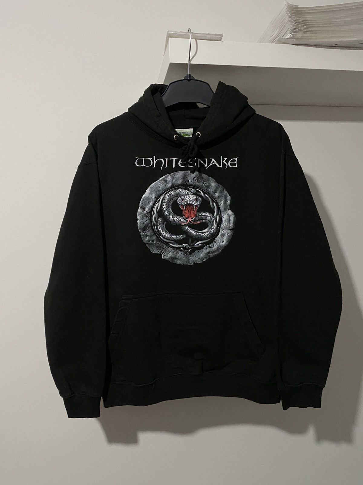Band Tees × Vintage Whitesnake Vintage Hoodie Uroboros M Death Metal y2k grunge Size US M / EU 48-50 / 2 - 1 Thumbnail