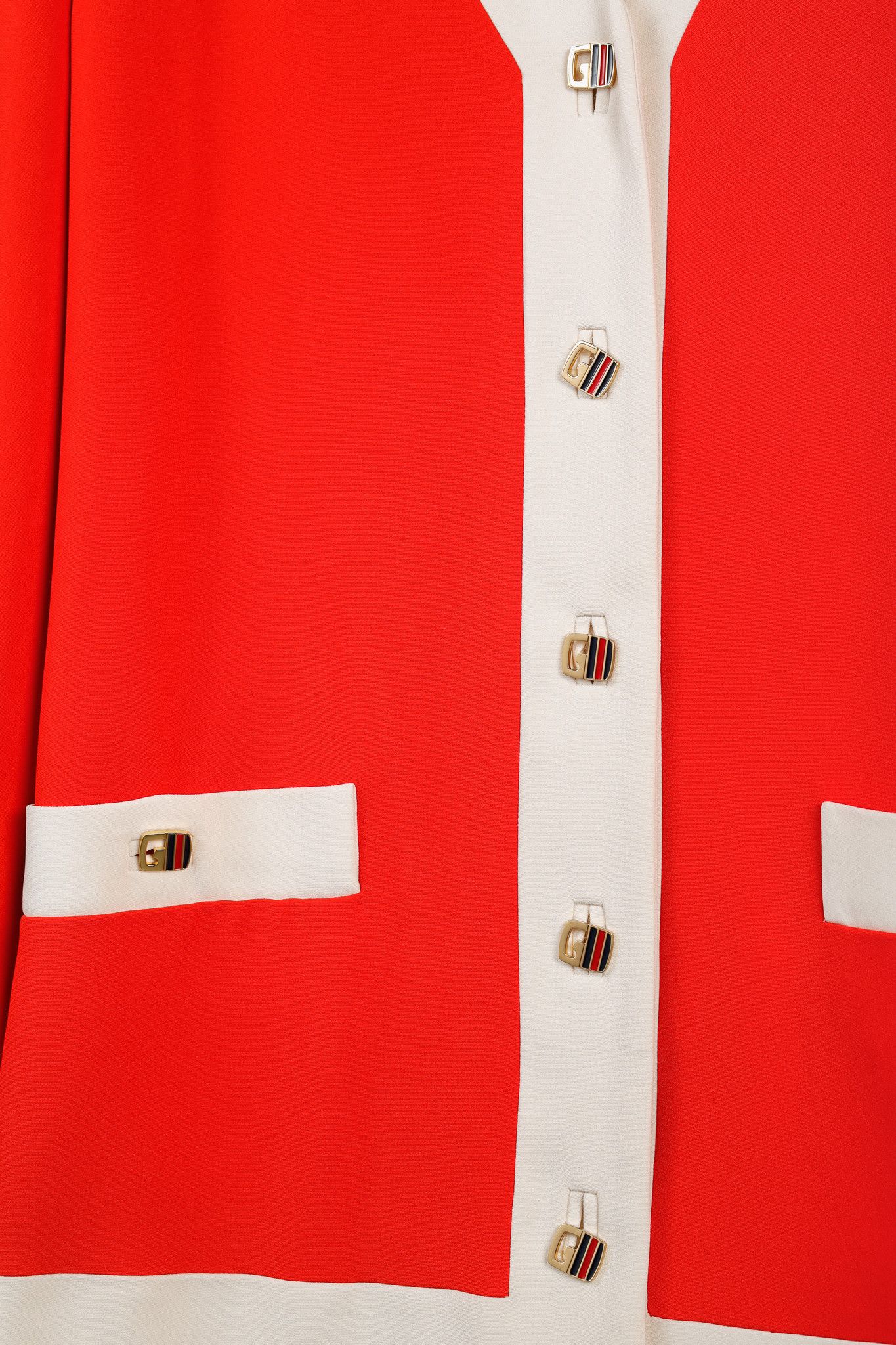 Gucci Gucci Cruise 2020 Red Cady Contrast-Detail Cardigan Size M / US 6-8 / IT 42-44 - 8 Thumbnail