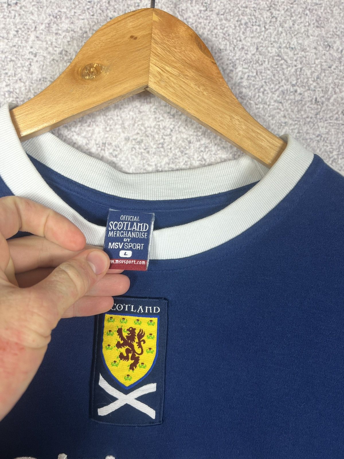 Vintage Vintage Scotland Football National Team Soccer Jersey Shirt Size US L / EU 52-54 / 3 - 4 Thumbnail
