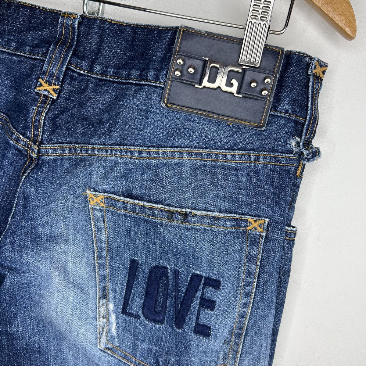 Dolce & Gabbana Dolce & Gabbana Love Jeans Denim Pants D&G Distressed Y2K Size US 34 / EU 50 - 3 Thumbnail