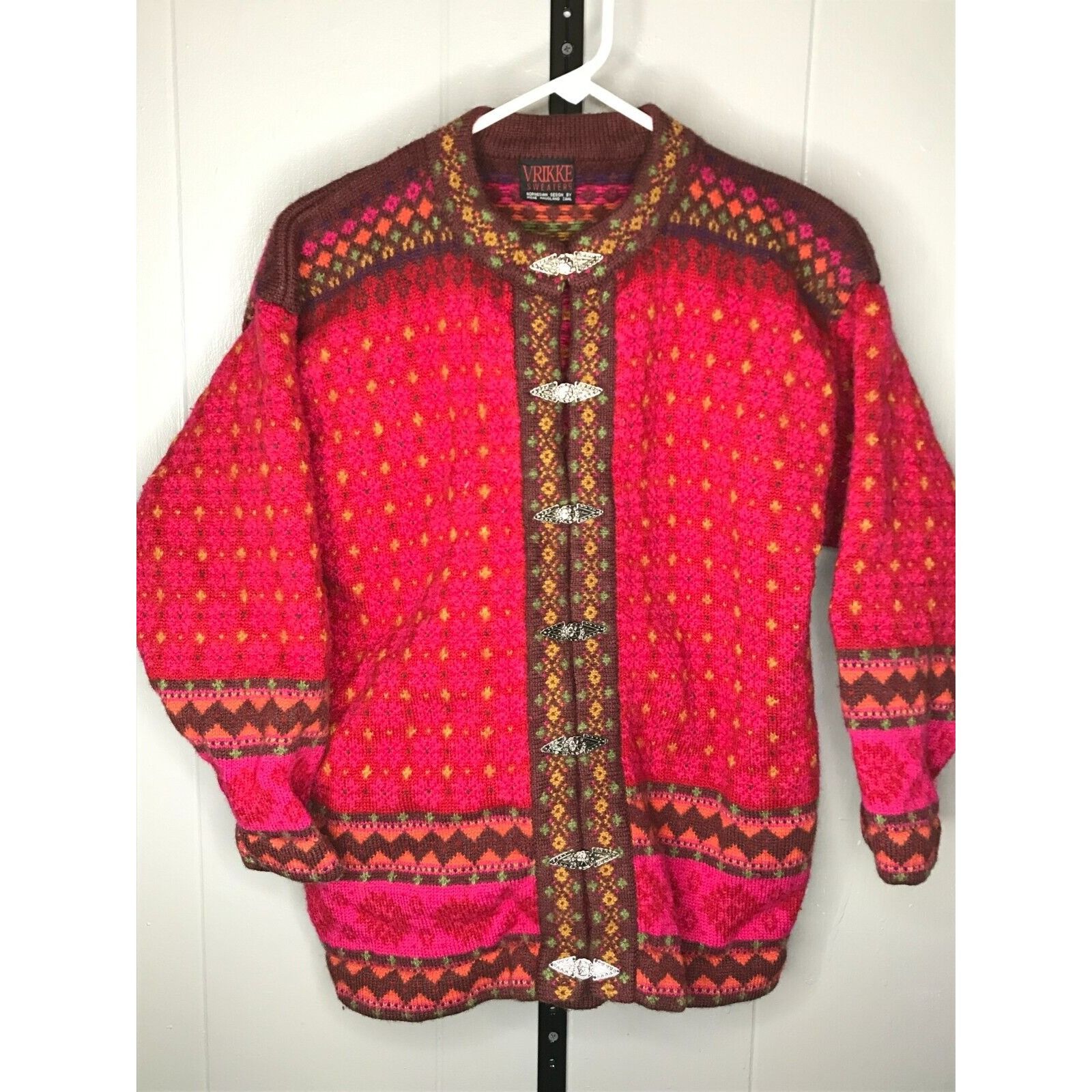 Vintage Vintage Vrikke Norwegian Sweater Womens Small Nordic Fair Is Size S / US 4 / IT 40 - 1 Thumbnail