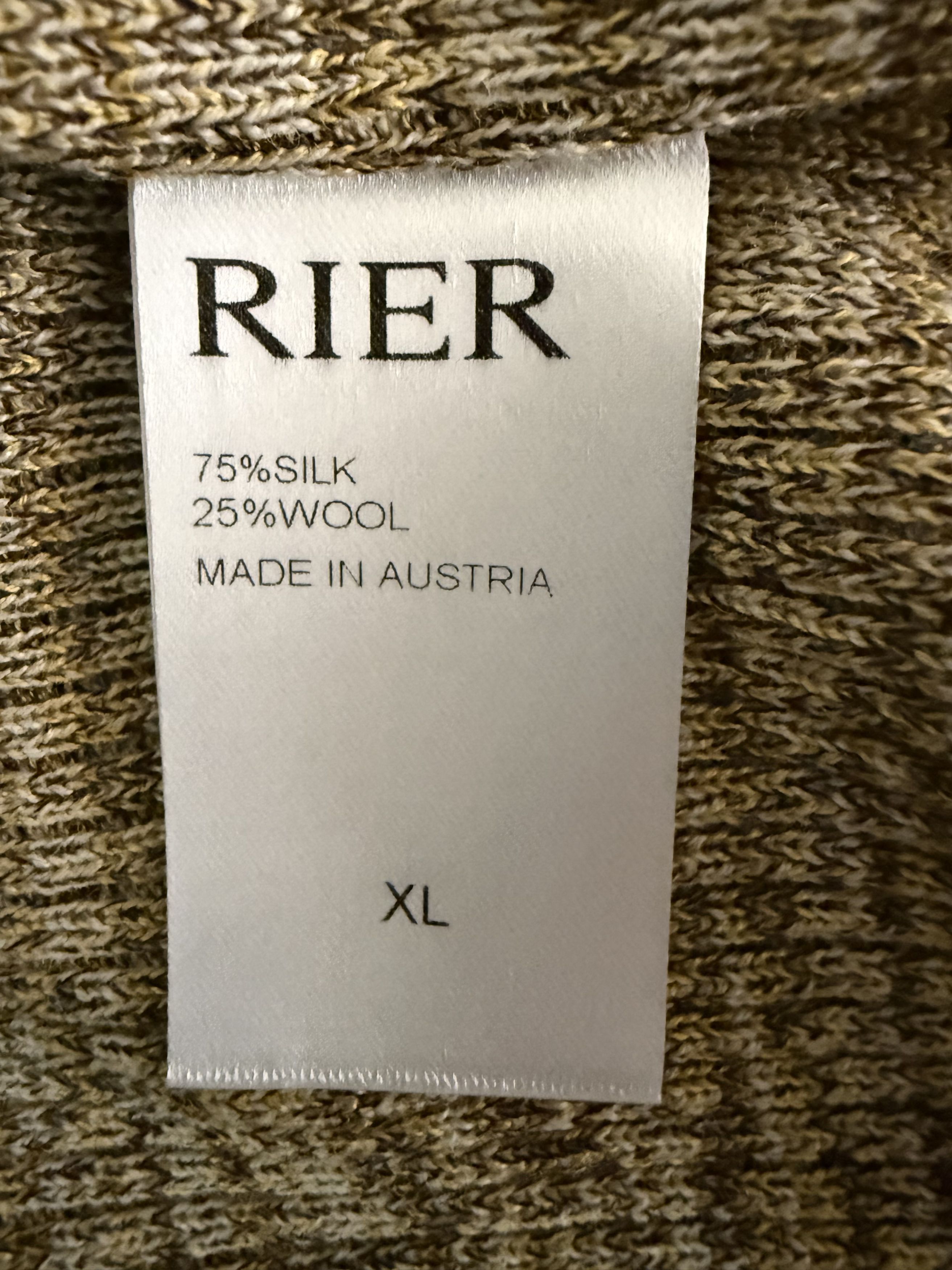 RIER Rier Citrine Gemstone Silk Knit Size US XL / EU 56 / 4 - 9 Thumbnail