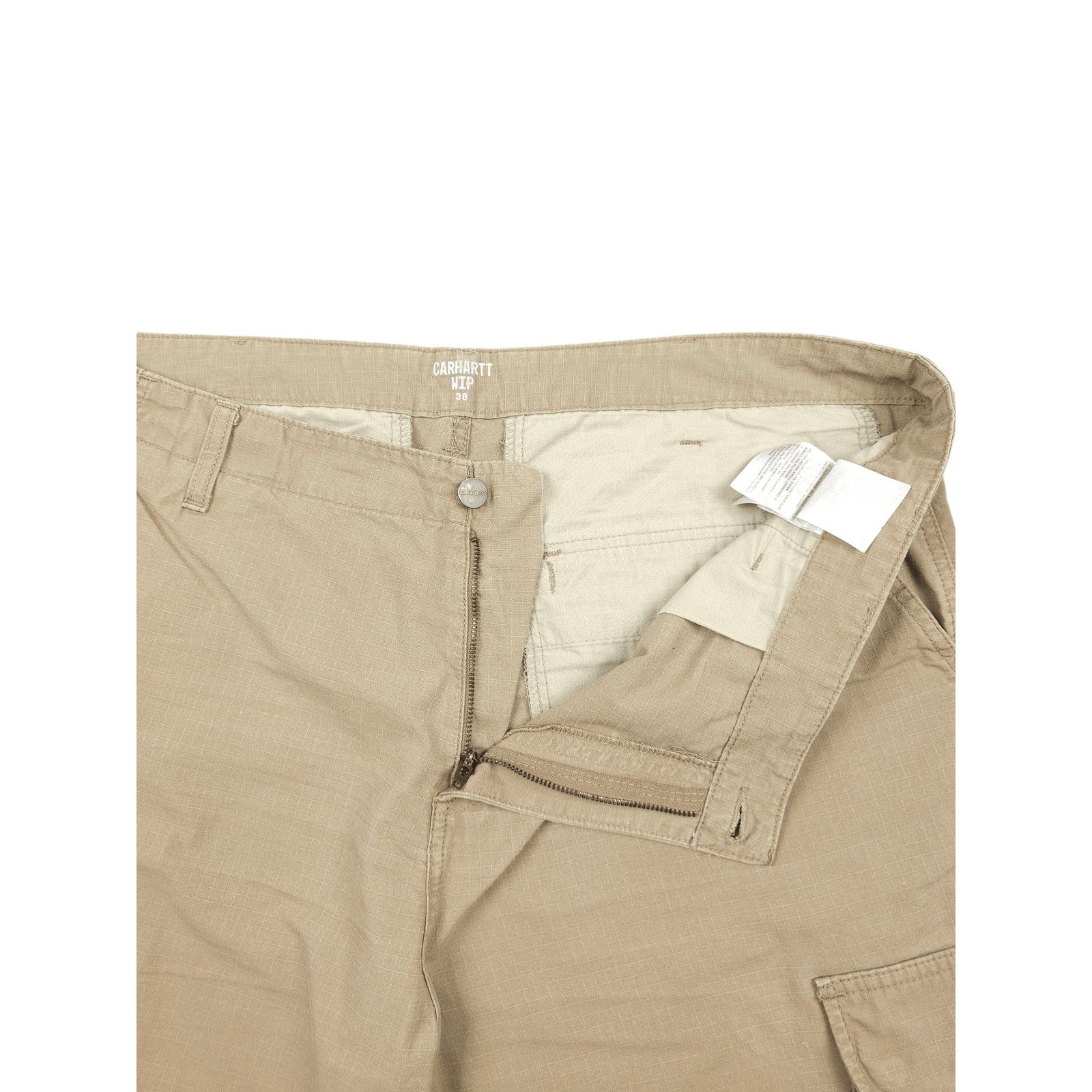 Carhartt × Carhartt Wip 💎 Size 38 Carhartt Cargo Bermuda Shorts Beige Y2K Vintage Size US 38 / EU 54 - 6 Thumbnail