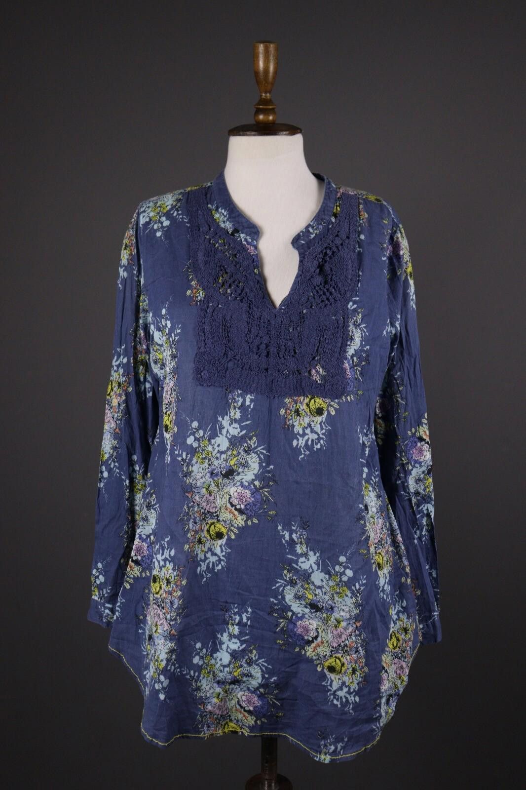 Designer Emily Van Den Bergh Multicolor Floral Blouse Shirt Size 44 Size M / US 6-8 / IT 42-44 - 1 Thumbnail