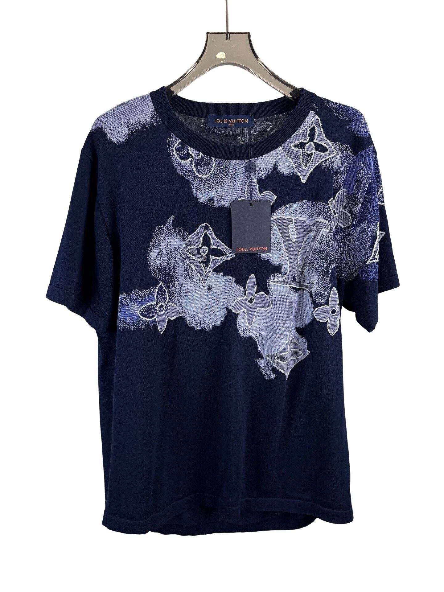 Louis Vuitton Louis Vuitton Monogram Rendered Knit T-Shirt XL Size US XL / EU 56 / 4 - 1 Thumbnail
