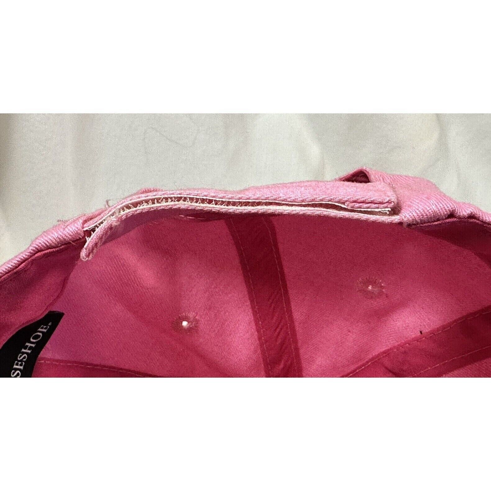 Vintage Vintage Horseshoe Casino Adjustable Pink Heart Cap EUC Size ONE SIZE - 7 Thumbnail