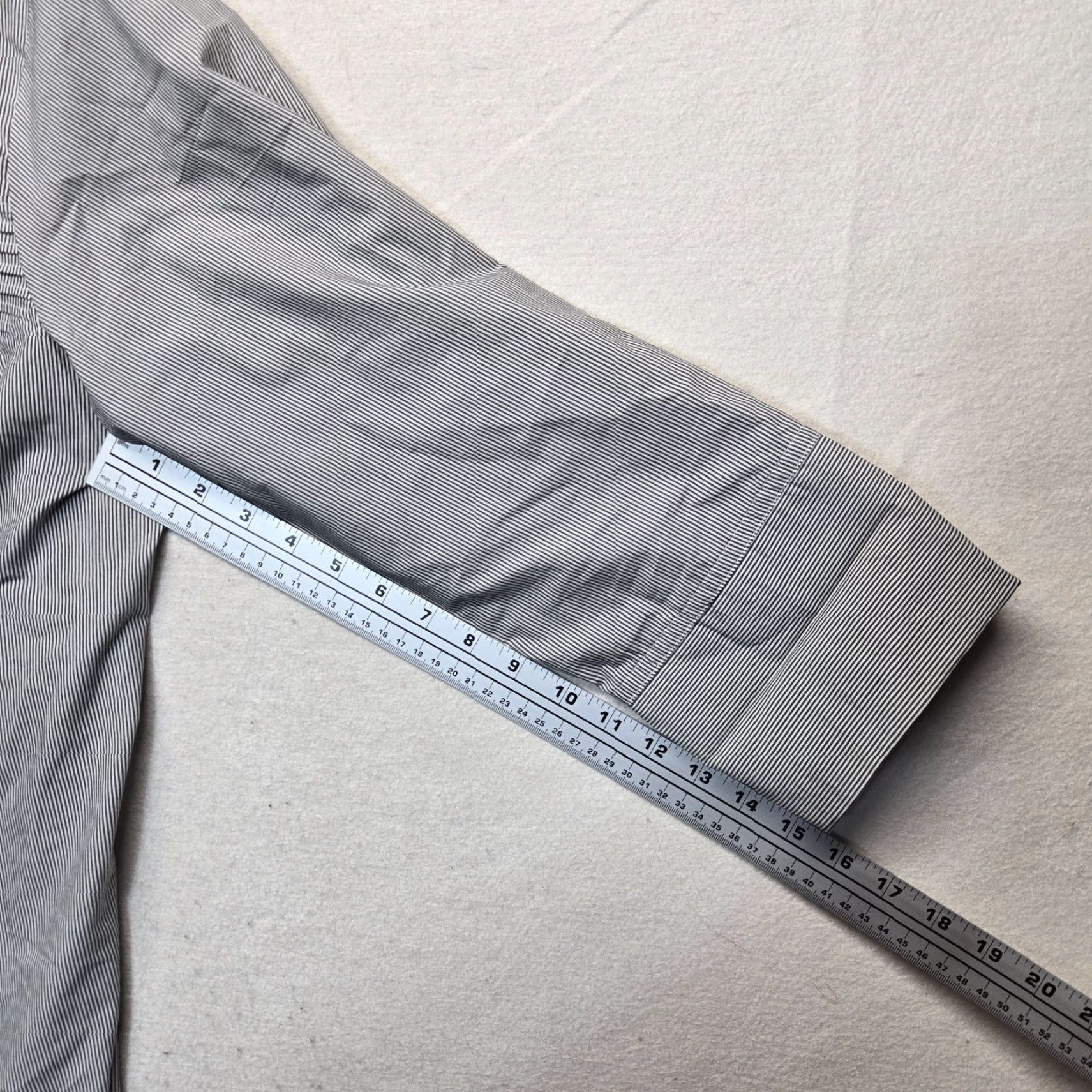 Vintage Zac & Rachel Shirt Button-Up Dress Gray 3/4 Sleeve Cotton Adult Women's Size 2X Size XXL / US 16-18 / IT 52-54 - 5 Thumbnail