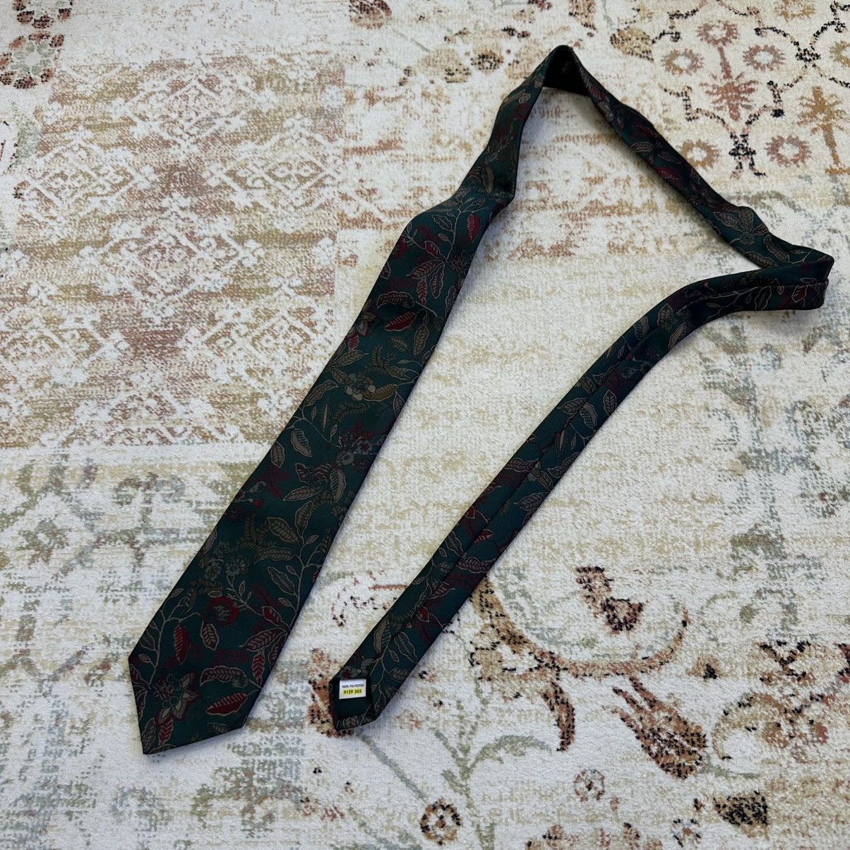 Marks & Spencer Vintage Mark&Spencer Tie Polyester 90s Old Money Y2K Size ONE SIZE - 2 Thumbnail