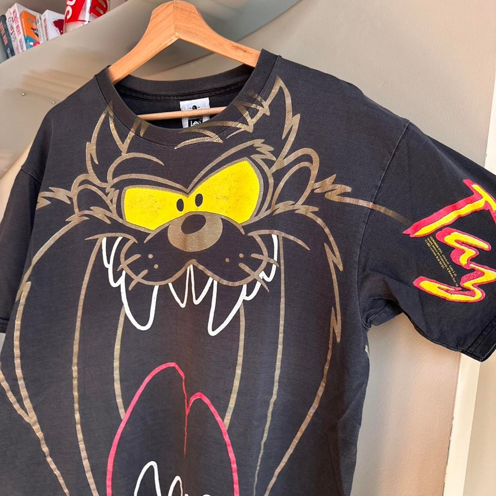 Cartoon Network × Vintage Vintage 1992 Taz Looney Tunes AOP Shirt Size US L / EU 52-54 / 3 - 3 Thumbnail