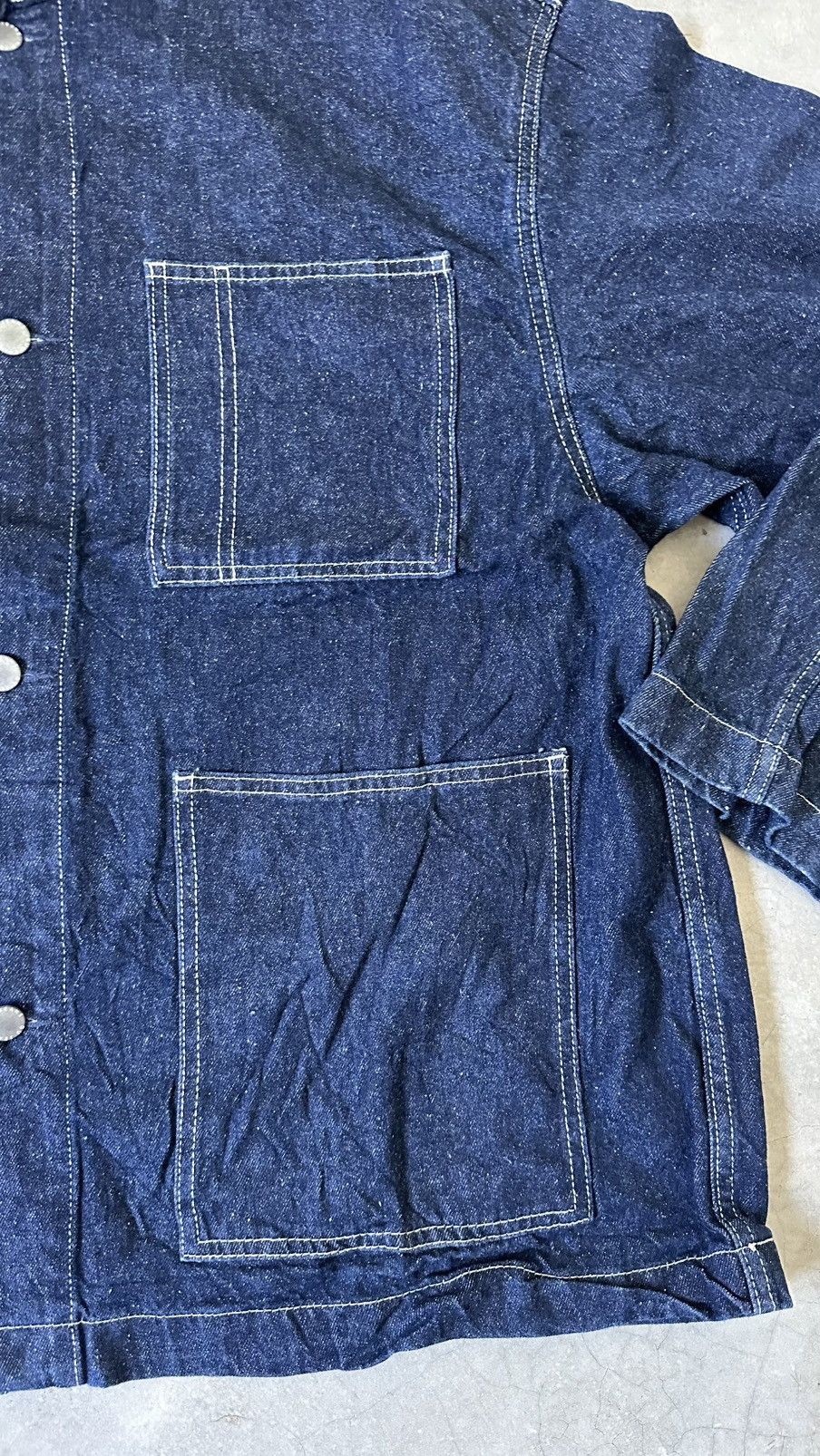 GU VINTAGE GU OUTERWEAR DENIM JACKET Size US XL / EU 56 / 4 - 3 Thumbnail