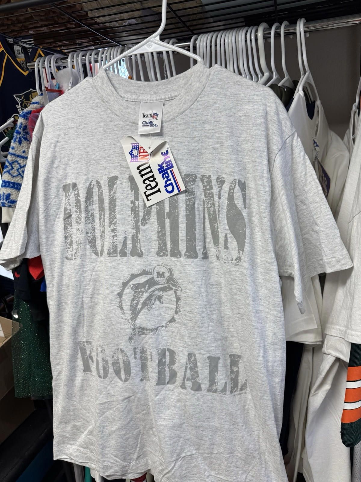 Chalk Line × NFL × Vintage NWT Vintage Miami Dolphins Chalk Line Tshirt Size Large Size US L / EU 52-54 / 3 - 2 Thumbnail