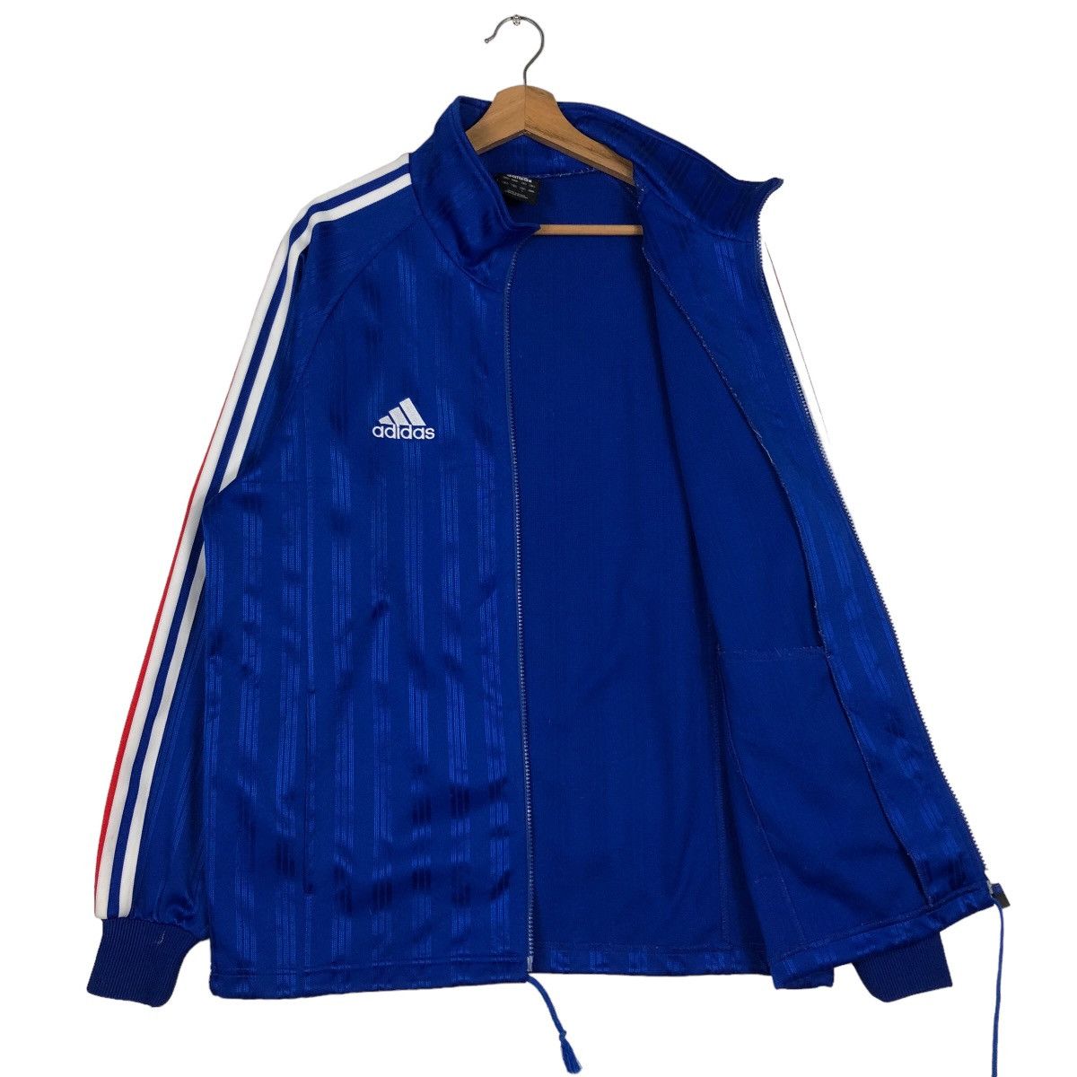 Adidas 🔥Vintage Running Jacket Adidas Big Logo Size US L / EU 52-54 / 3 - 11 Thumbnail