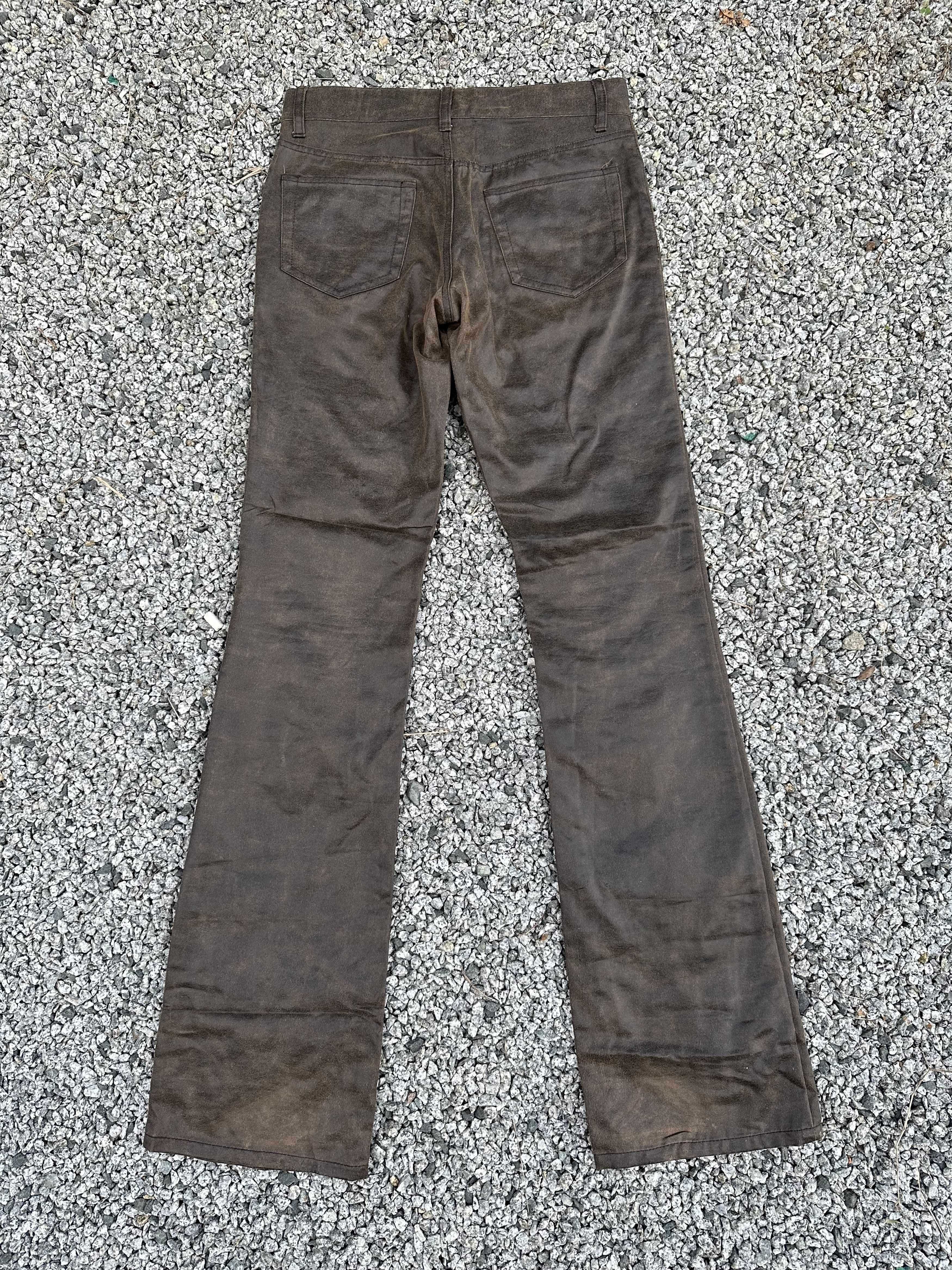 5351 POUR LES HOMMES Rare!! Japanese Brand 5351 Pour Les Homme Glitter Wood Pants Size US 30 / EU 46 - 2 Thumbnail
