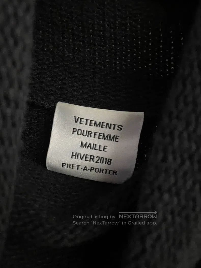 Vetements Vetements 2018 A/W EU 12 Stars Black Destroyed Sweatshirt Size US XS / EU 42 / 0 - 3 Thumbnail