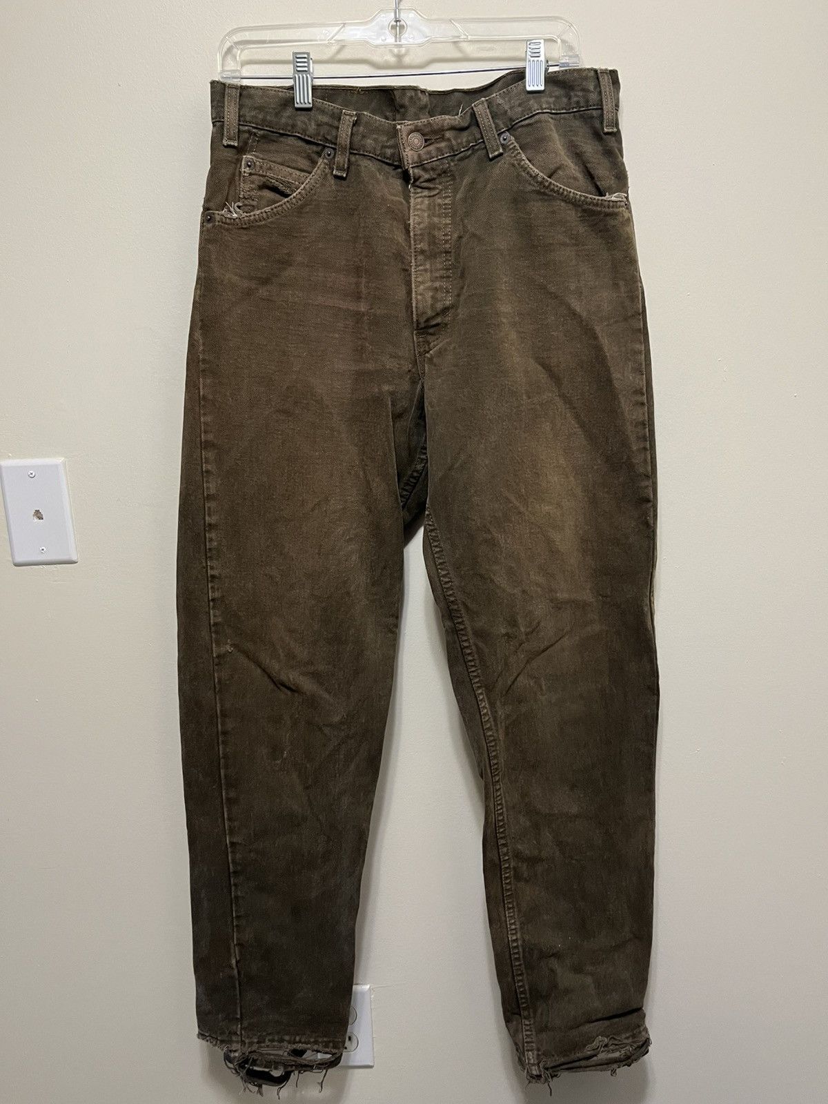 Levi's Vintage Levis 550 Orange tabs Size US 33 - 1 Thumbnail