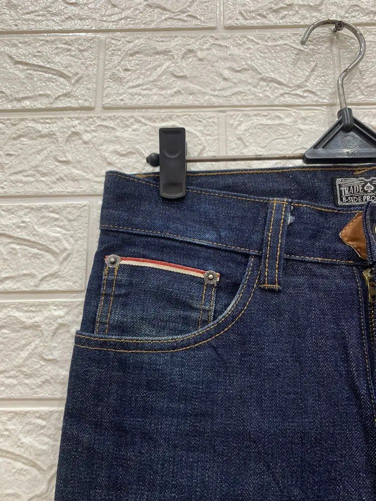 Japanese Brand Vintage B-Side red line selvedge jeans Size US 29 - 2 Thumbnail