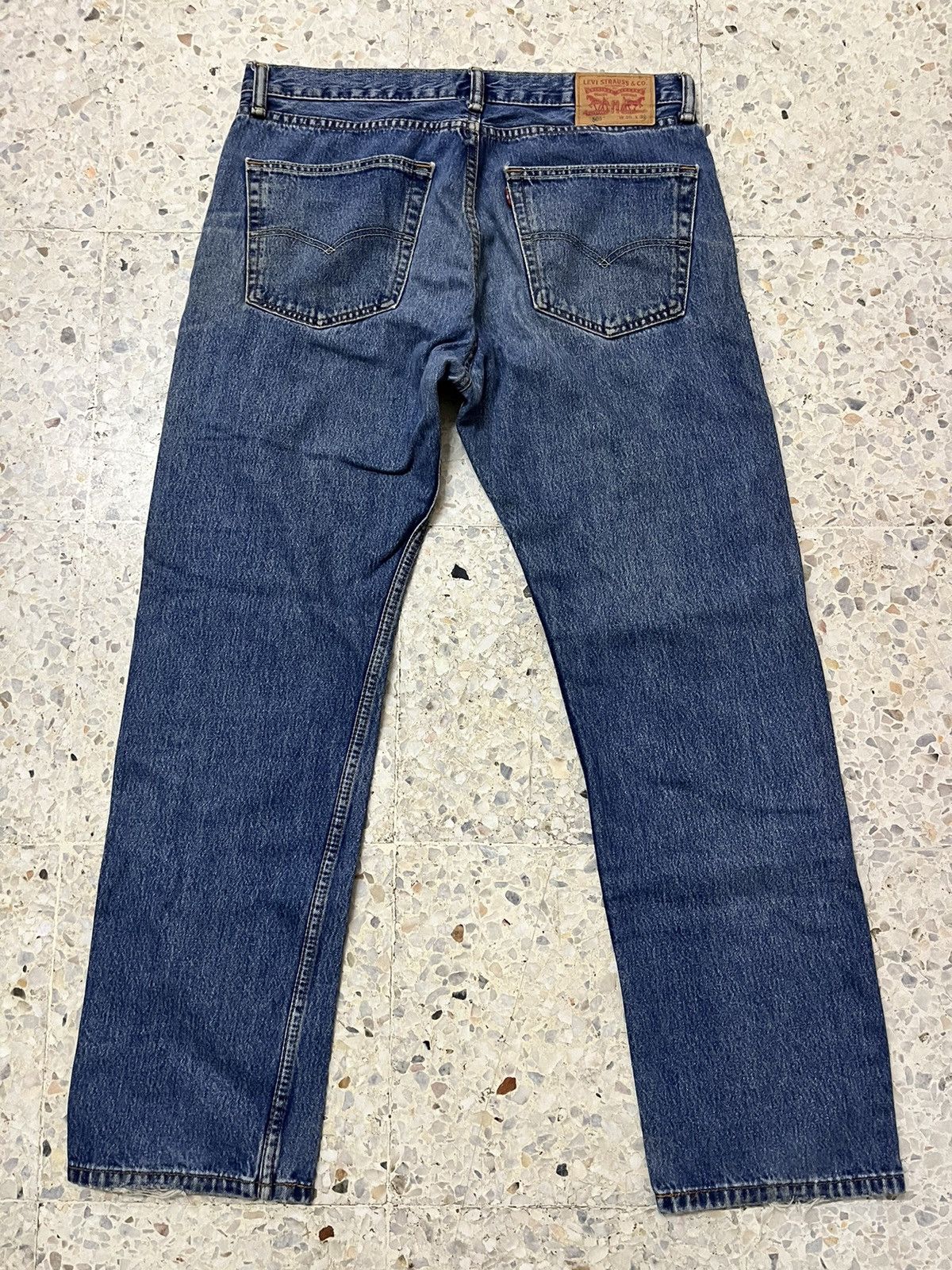 Levi's vintage levis 505 distressed denim Size US 36 / EU 52 - 2 Thumbnail