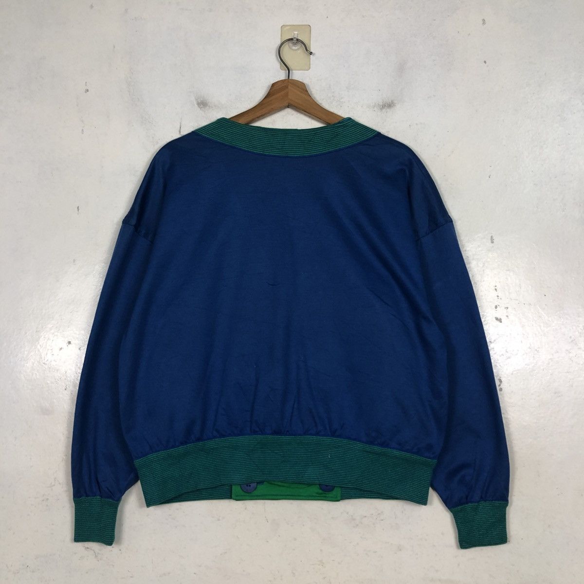 Issey Miyake 📌Reversible Bomber Jacket Cardigan Micmac Multi Color Size US M / EU 48-50 / 2 - 10 Thumbnail