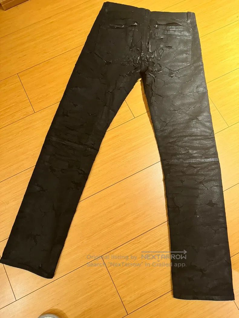 Givenchy Givenchy SizeM Cracked Zipper Denim Pants Size US 31 - 5 Thumbnail