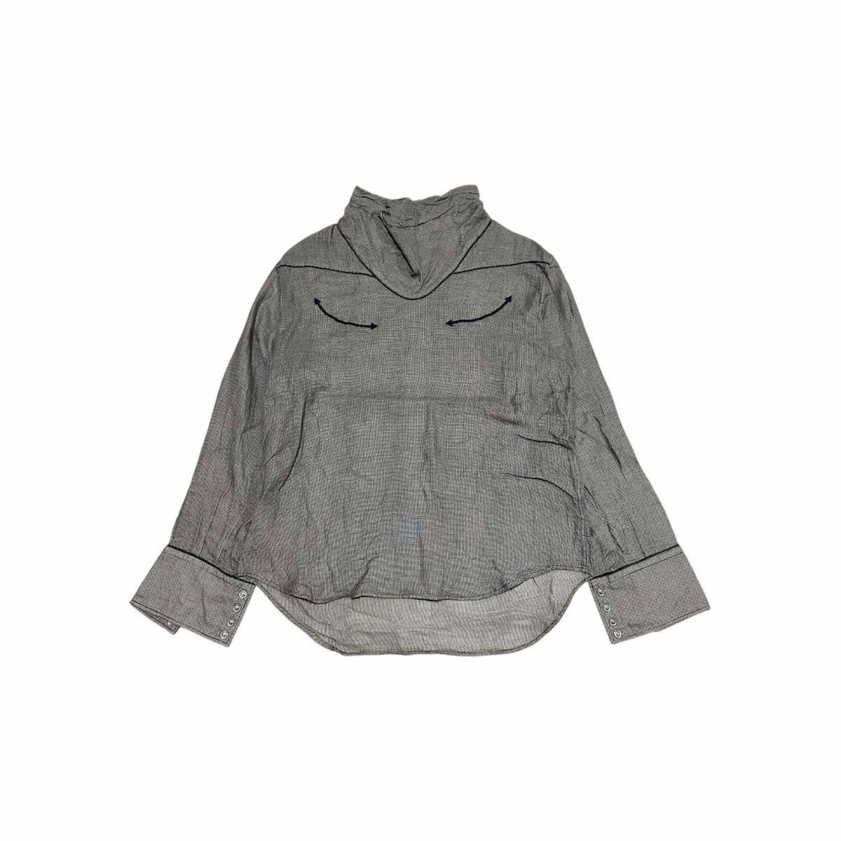 N.Hoolywood 🔥Rare Sample N.Hollywood Pullover Western Shirt Turtleneck Size US L / EU 52-54 / 3 - 1 Thumbnail