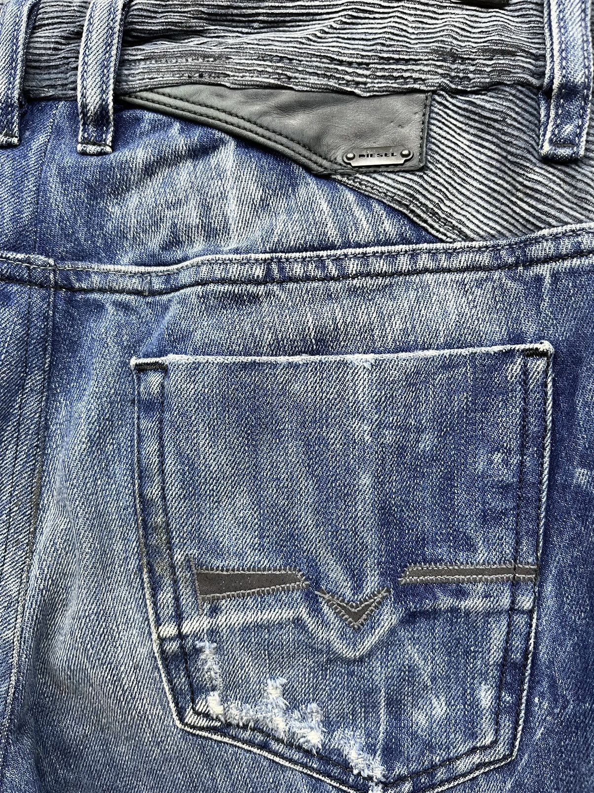 Diesel 🔥DIESEL ACID WASH Distressed Italian Denim FLARE Jeans Size US 30 / EU 46 - 14 Thumbnail