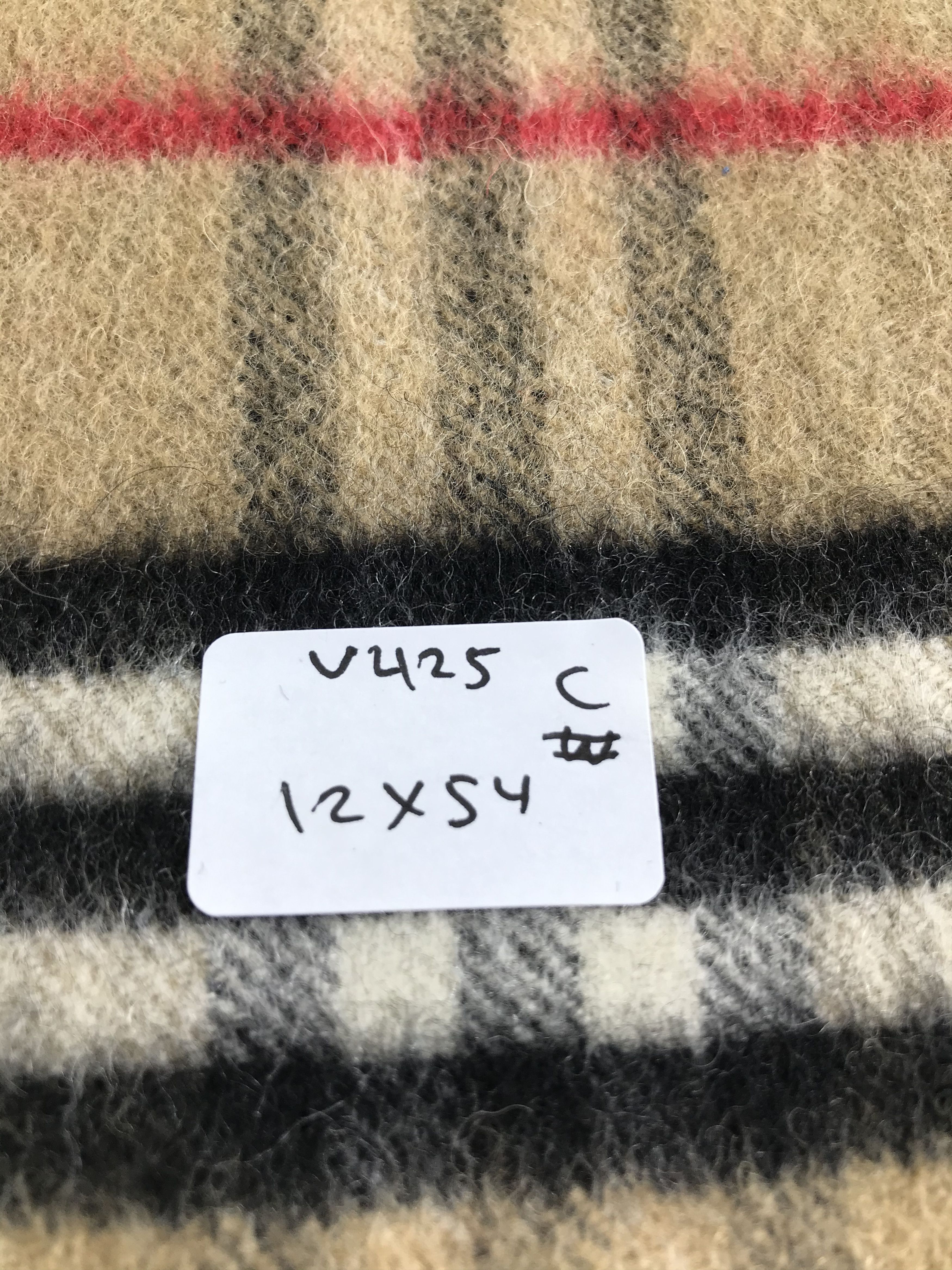 Burberry Burberrys Nova Check Tan Cashmere Wool Scarf Muffler V425 Size ONE SIZE - 7 Thumbnail