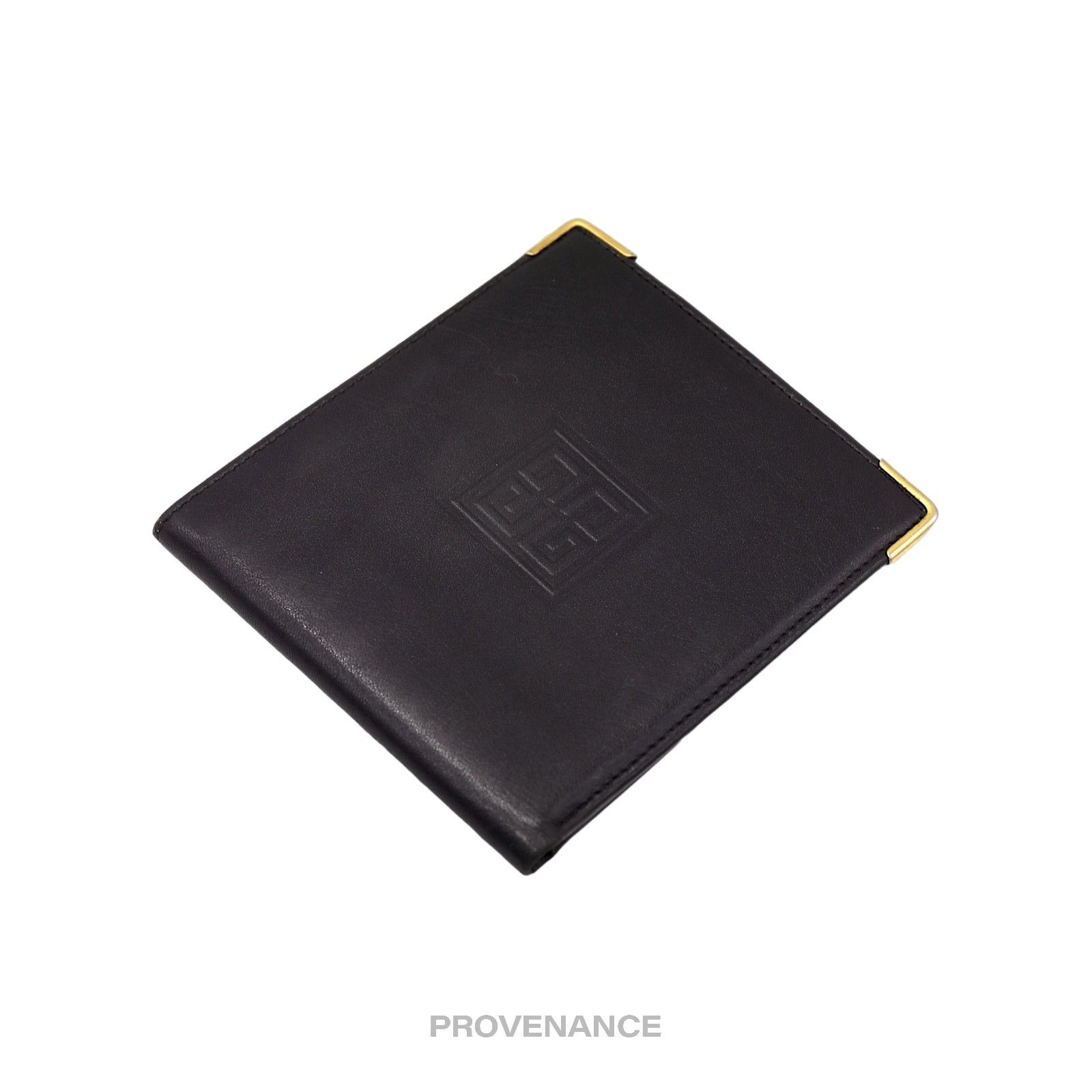 Givenchy 🔴 Givenchy 4CC Logo Bifold Wallet - Black Leather Size ONE SIZE - 3 Thumbnail