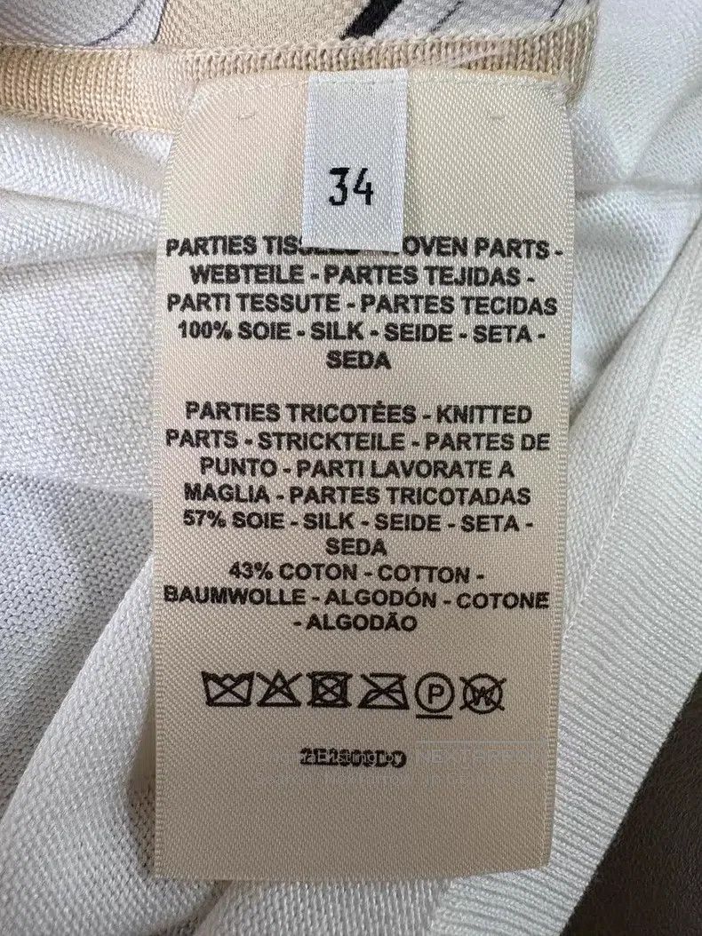 Hermes Hermes White and yellow print real silk dress 100% mulberr Size XXS / US 00 / IT 34 - 6 Thumbnail