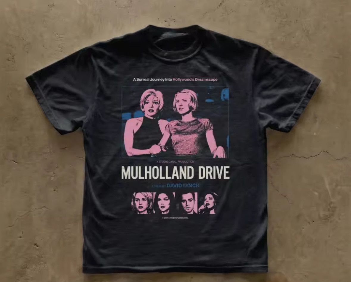 Retro Muholland Road Movie Vintage Poster Graphic TShirt