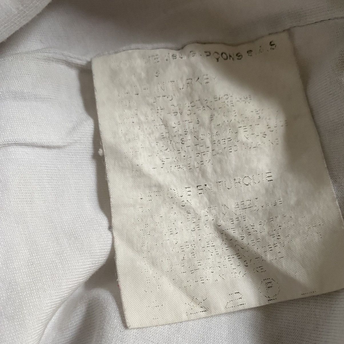 Comme des Garcons Comme Des Garcons Homme Cut and Sew T Shirt Size US S / EU 44-46 / 1 - 9 Thumbnail