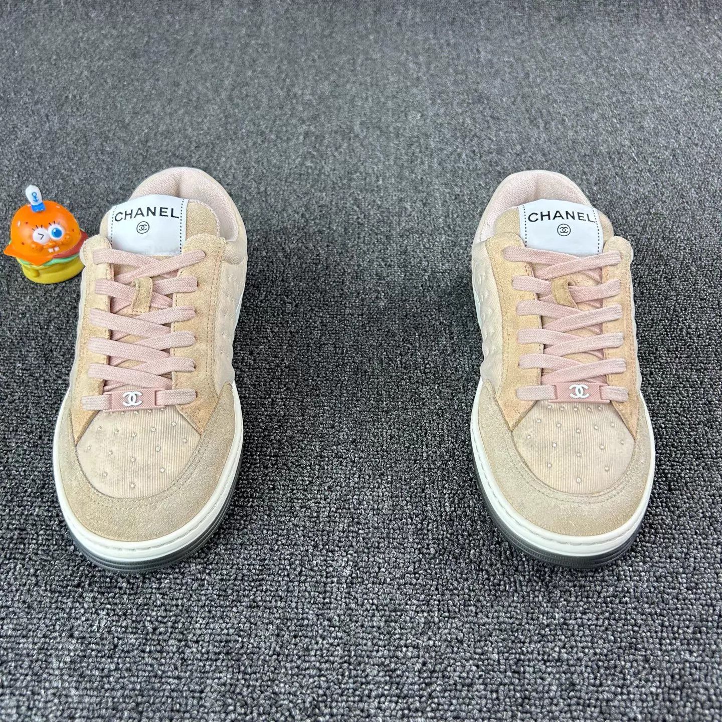Chanel Chanel Women's Pink Casual Sneakers Size 37 Size US 6.5 / IT 36.5 - 2 Thumbnail