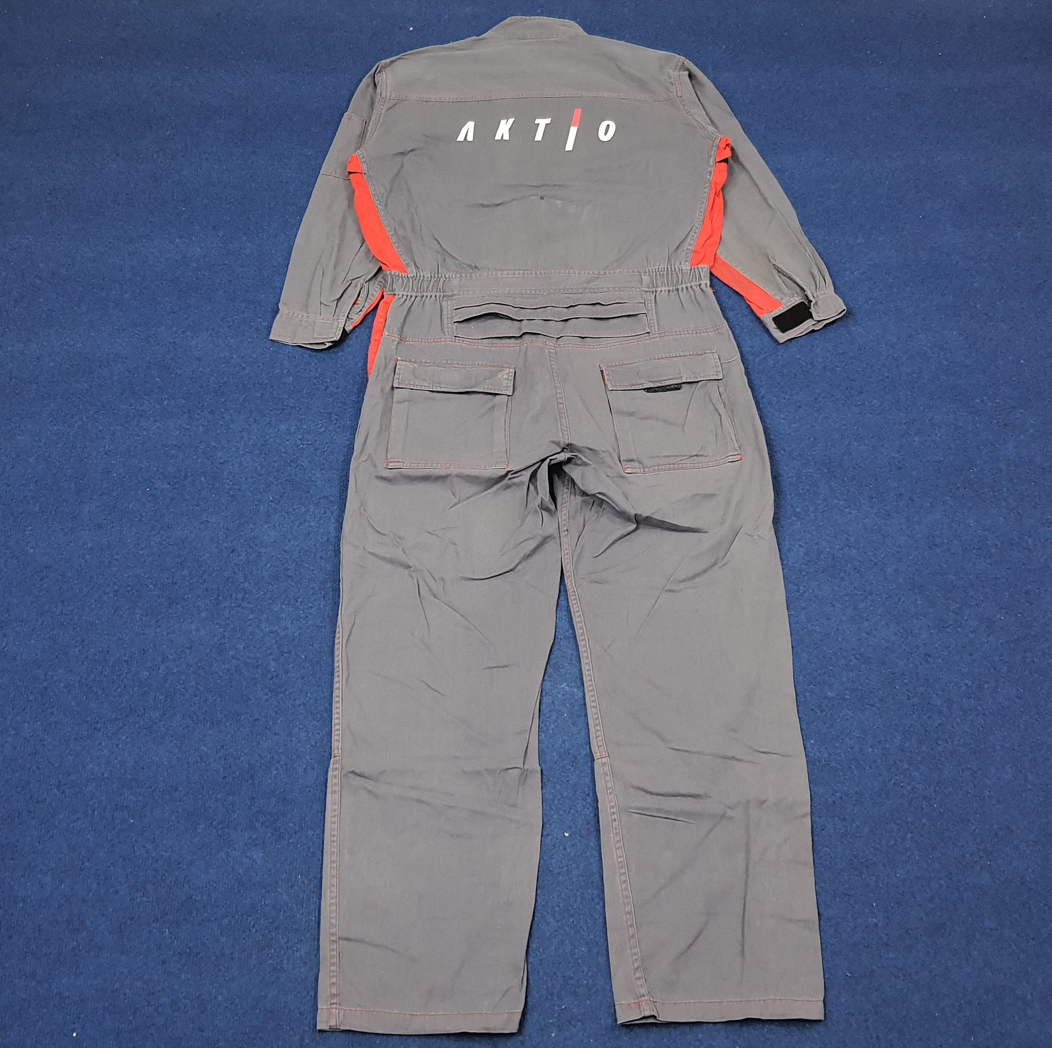 Japanese Brand × Vintage Vintage Aktio Japanese Brand Workwear Coverall C215N4 Size US M / EU 48-50 / 2 - 2 Thumbnail