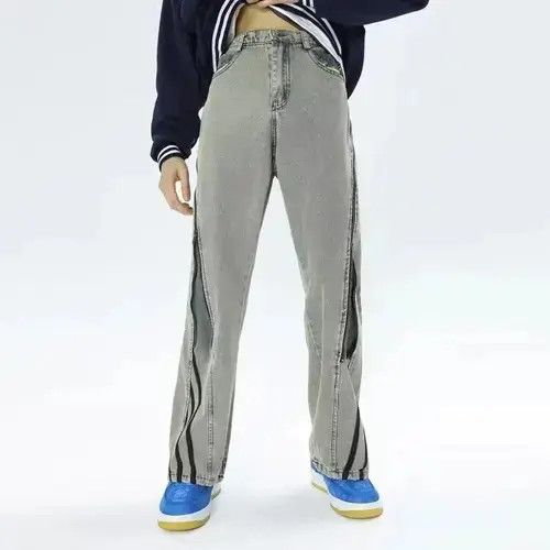 Designer × Japanese Brand × Jean Y2k Streetwear Washed Blue Baggy Flared Jean Size US 30 / EU 46 - 2 Thumbnail