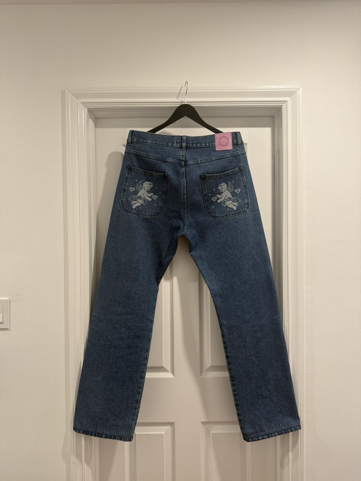 Carne Bollente 32” Cupid Denim with Hearts Size US 32 / EU 48 - 1 Thumbnail