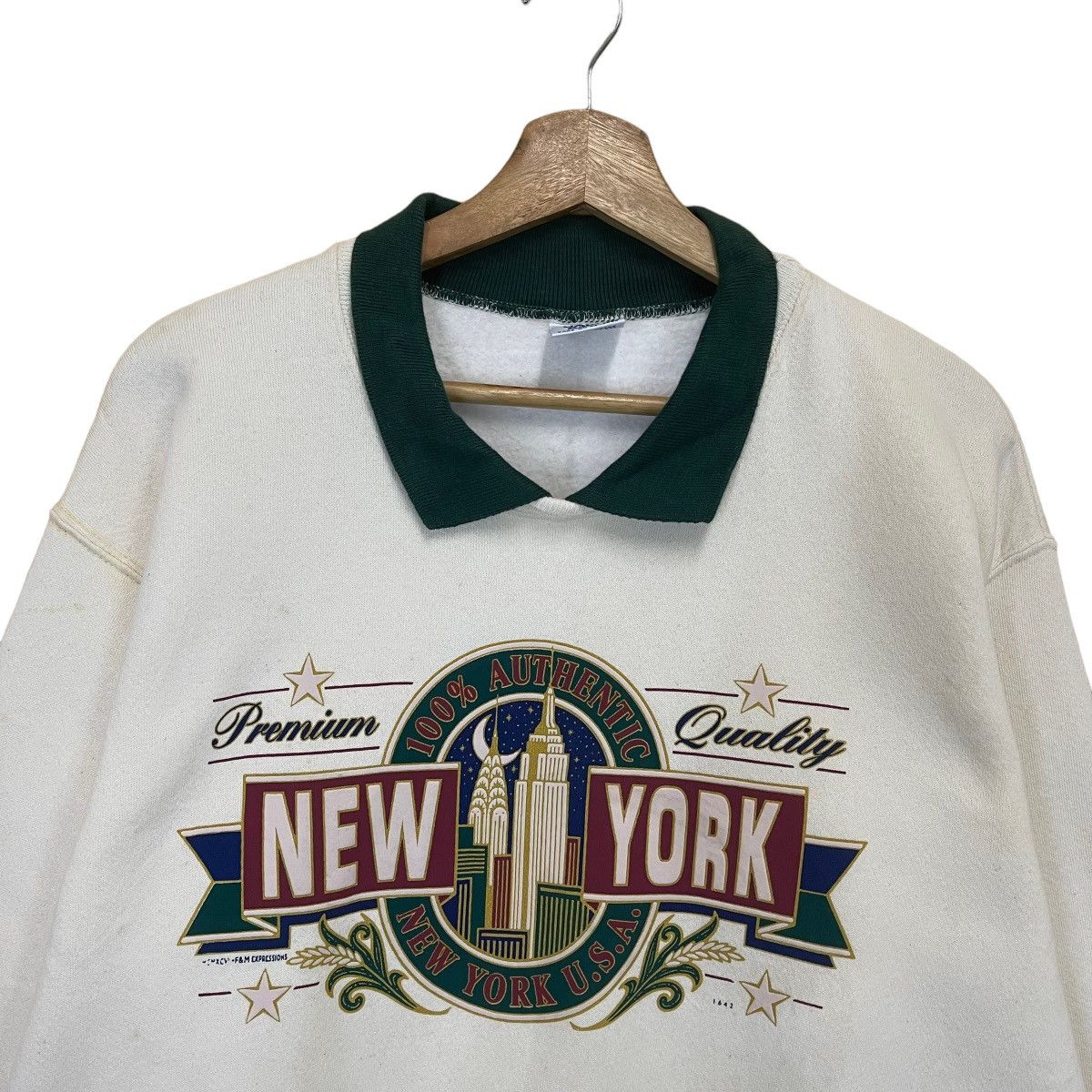 Vintage Vintage 90s New York City Crewneck Sweatshirt Size US M / EU 48-50 / 2 - 4 Thumbnail